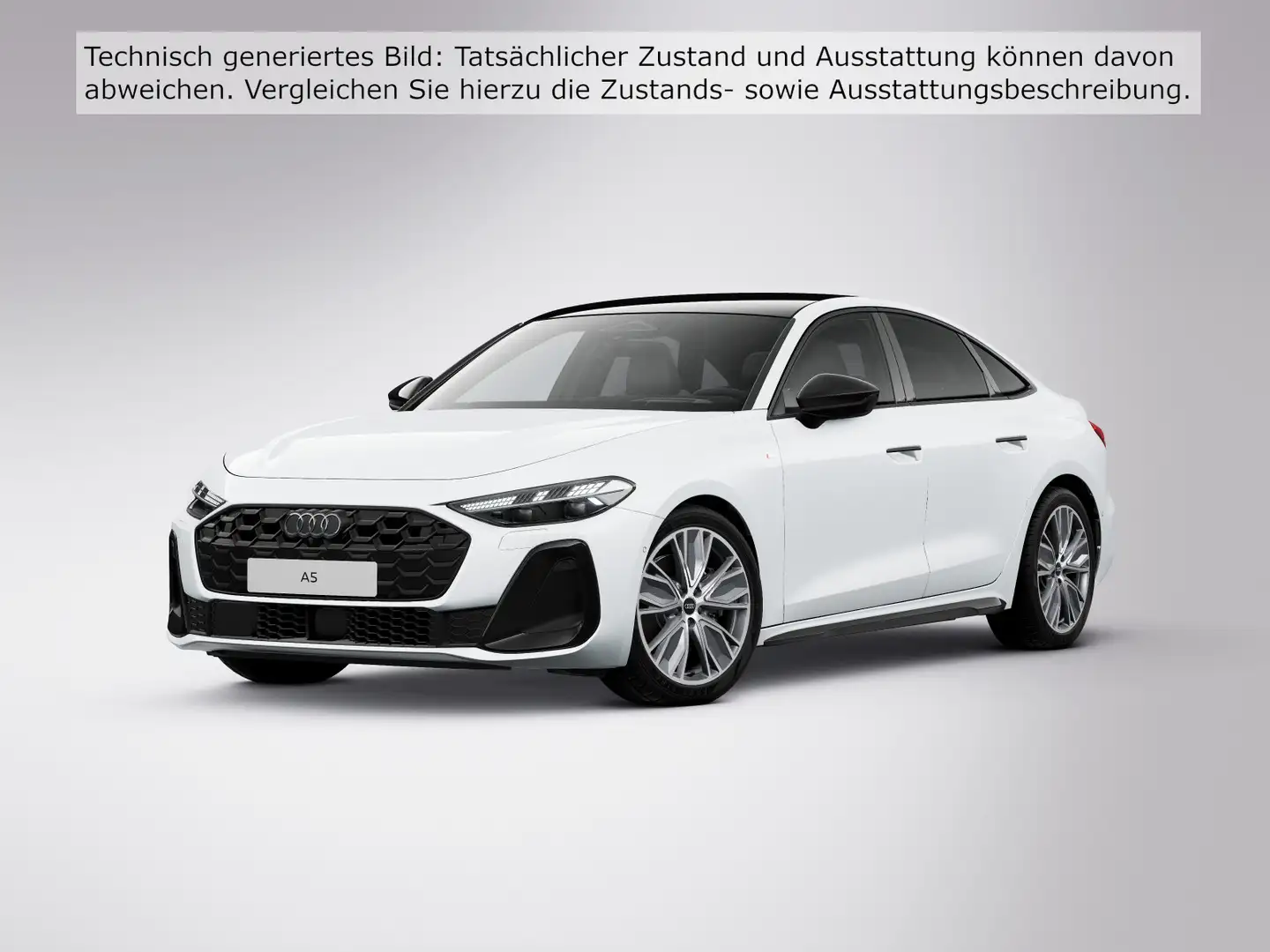 Audi A5 TDI Q S LINE PANO LEDER HuD B&O Weiß - 2