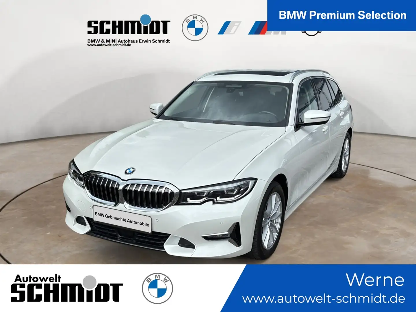 BMW 330 d Touring Luxury Line + 2Jahre-BPS.GARANTIE Wit - 1