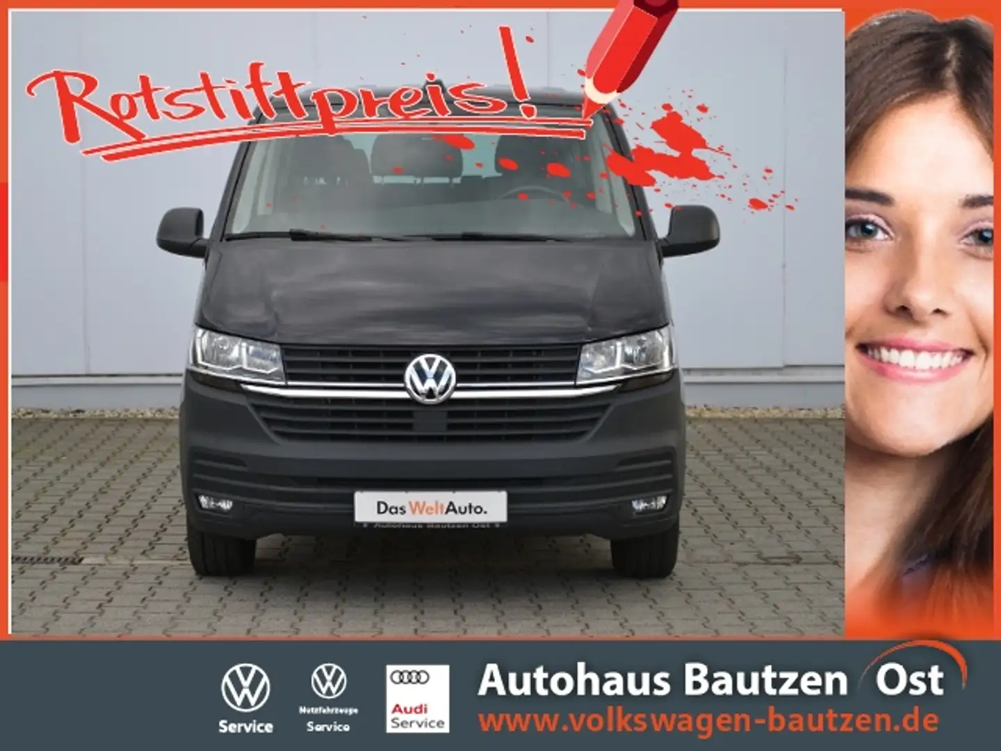 Volkswagen T6.1 Caravelle 2.0 TDI 150 PS DSG Trendline AHK/CLIMATRONIC/ALU- Schwarz - 1
