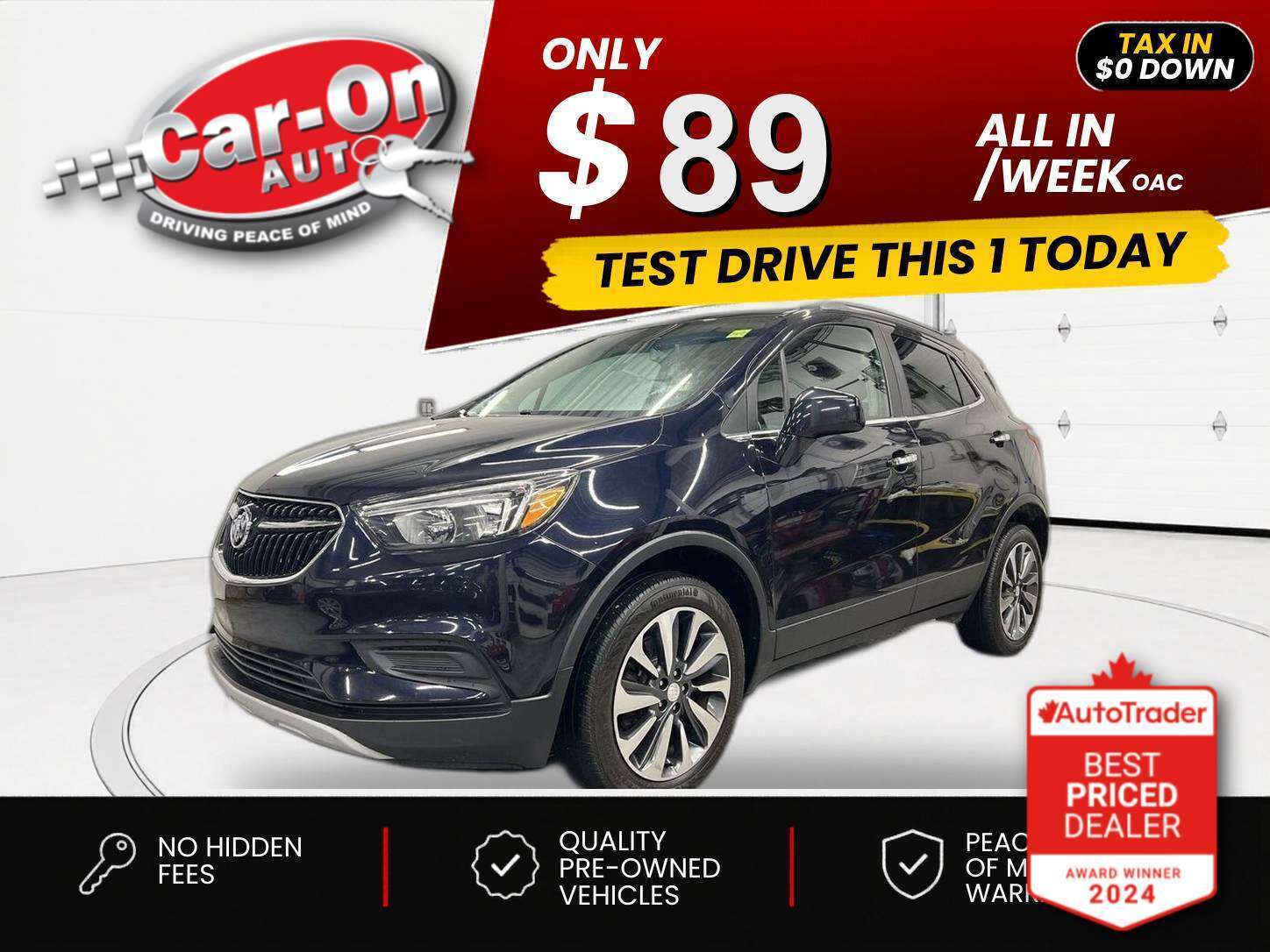 Blue 2021 Buick Encore SUV / Crossover All-Wheel Drive Automatic