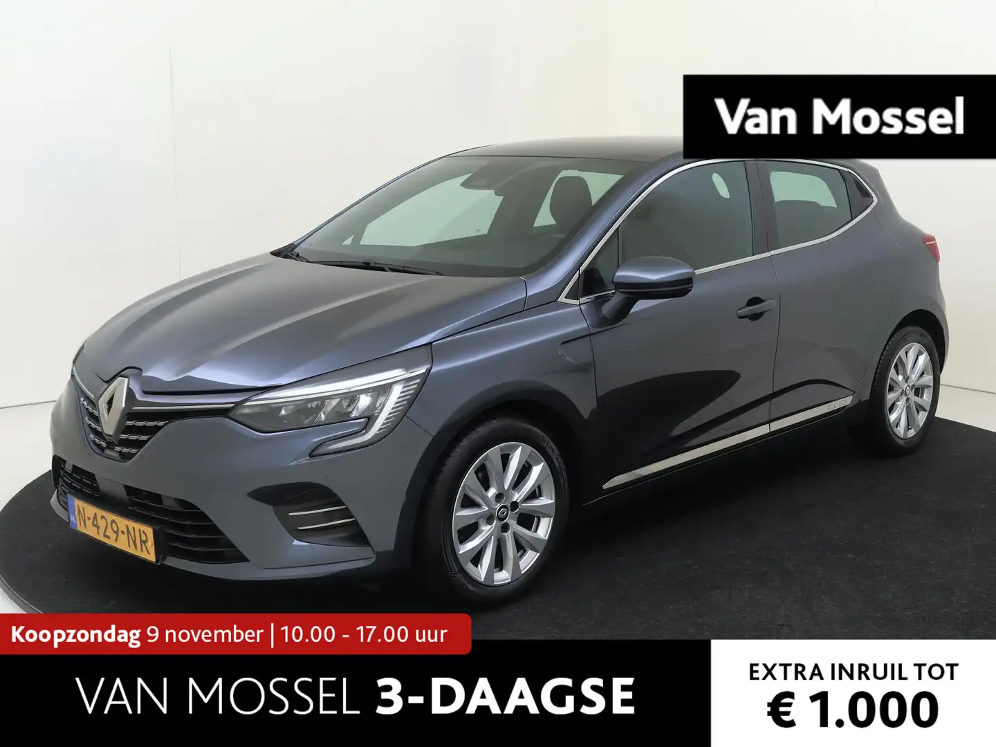 Renault Clio 1.0 TCe Intens | Cruise & Climate Control| Apple C Grijs - 1