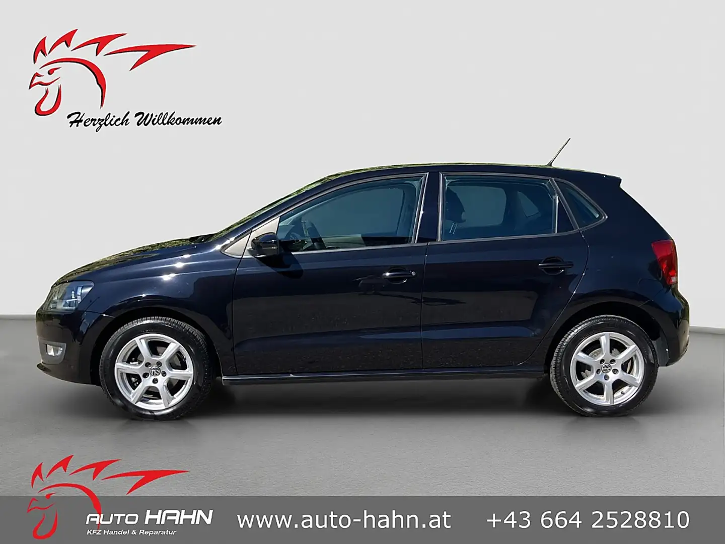 Volkswagen Polo 4FRIENDS 1,2 Extras/1.Besitz/Servicegepflegt Schwarz - 2