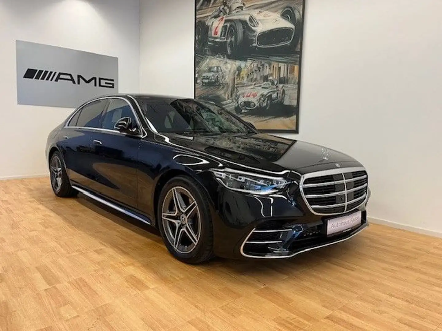 Mercedes-Benz S 580 e lang AMG-Line Sound Pano Chauffeur 4D-HT Negru - 1