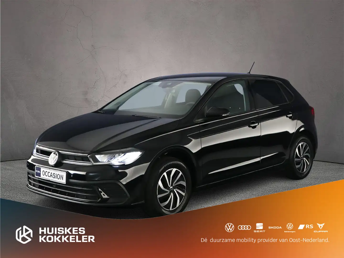Volkswagen Polo Life 1.0 TSI 95pk Adaptive cruise control, App con Noir - 1