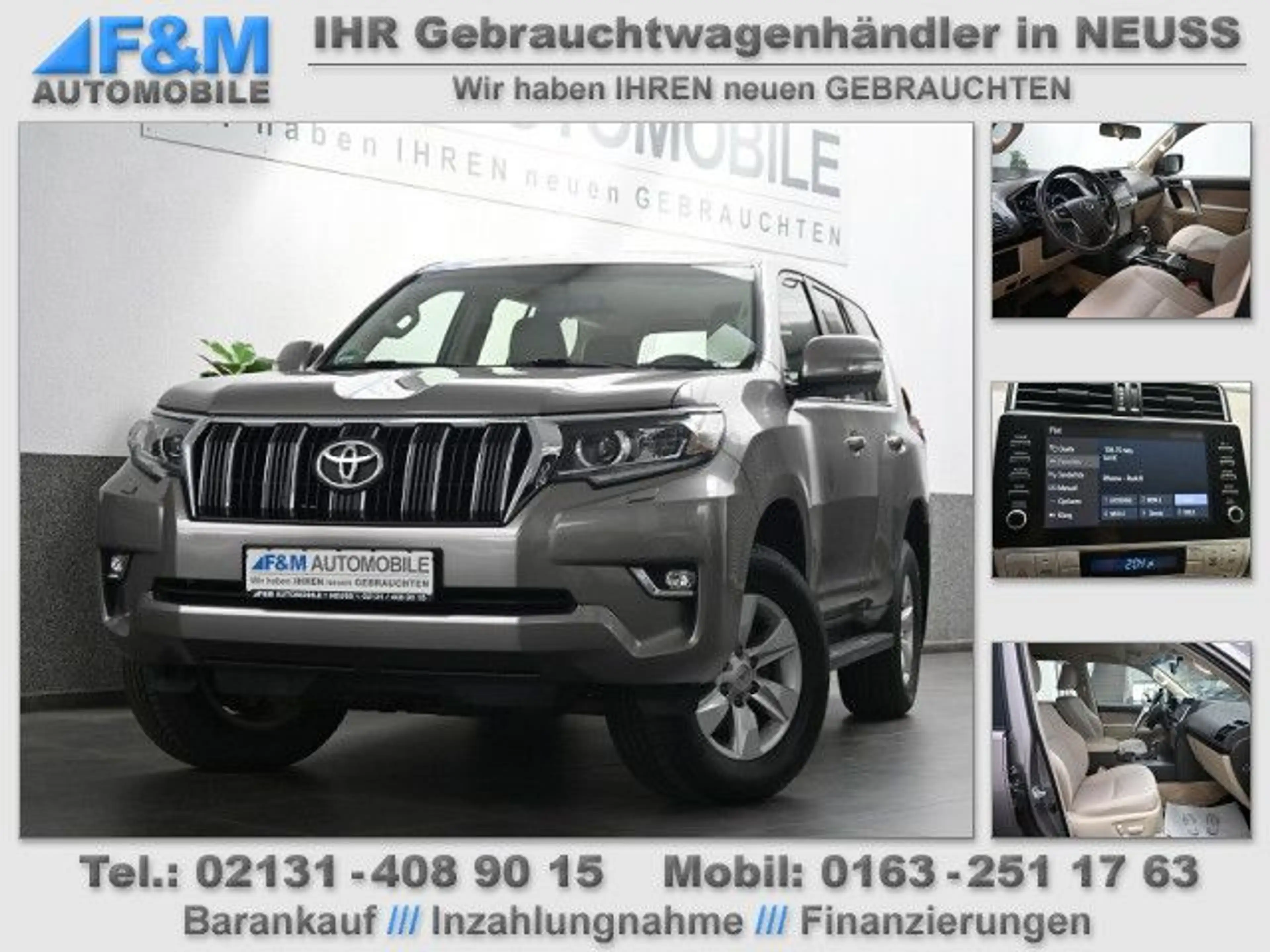 Toyota Land Cruiser 2.8 D-4D Auto. Klima AHK Alu Kamera