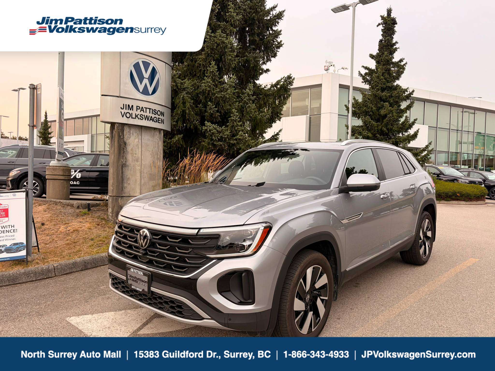 2026 Volkswagen Atlas Highline, ONE OWNER, NO ACCIDENT, VW CERTIFIED