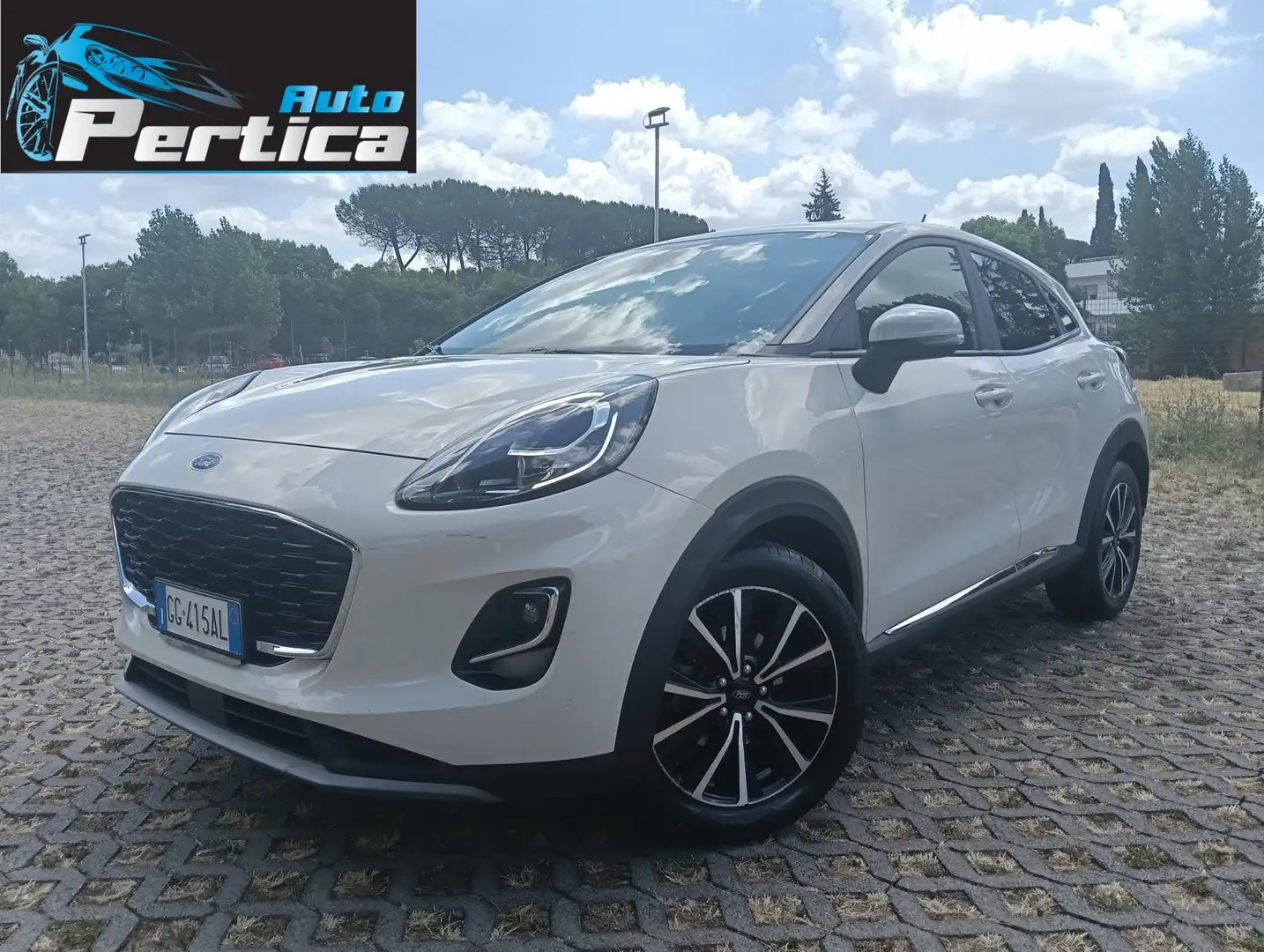Ford Puma 2021 1.0 ecoboost h Titanium s PREZZO REALE Blanc - 1