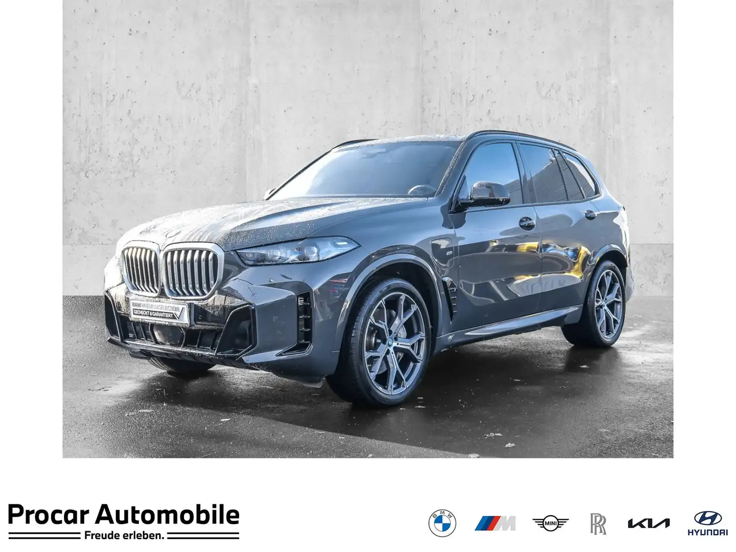 BMW X5 xDrive50e M Sport ACC AHK NAVI LED PDC V+H Grau - 1