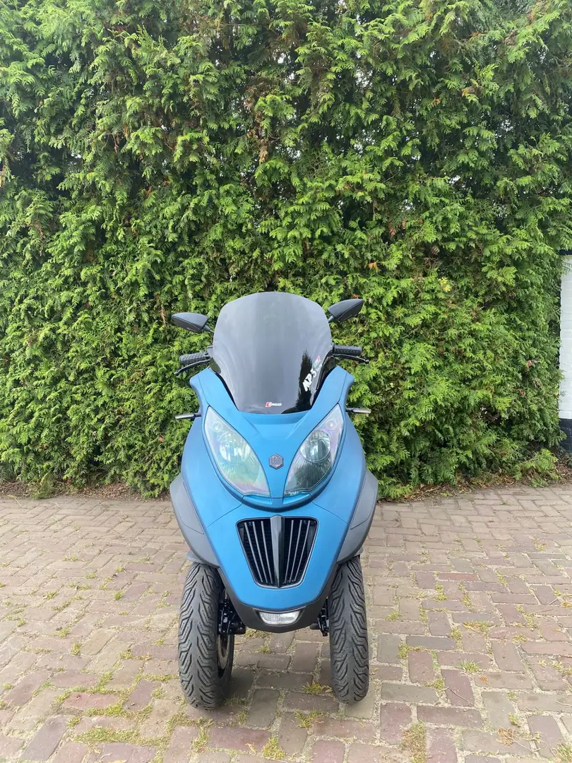Piaggio MP3 250 Custom piaggio mp3 - Akrapovic - long beach blue Blauw - 2