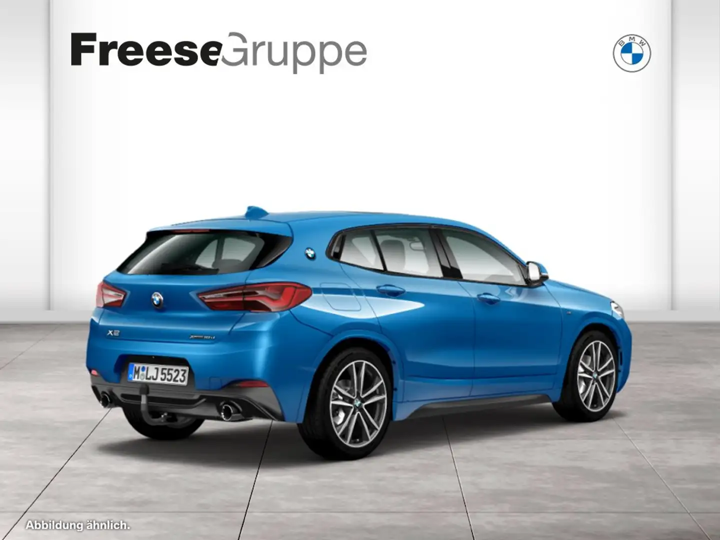 BMW X2 xDrive18d Head-Up DAB LED RFK AHK Klimaaut. Blau - 2