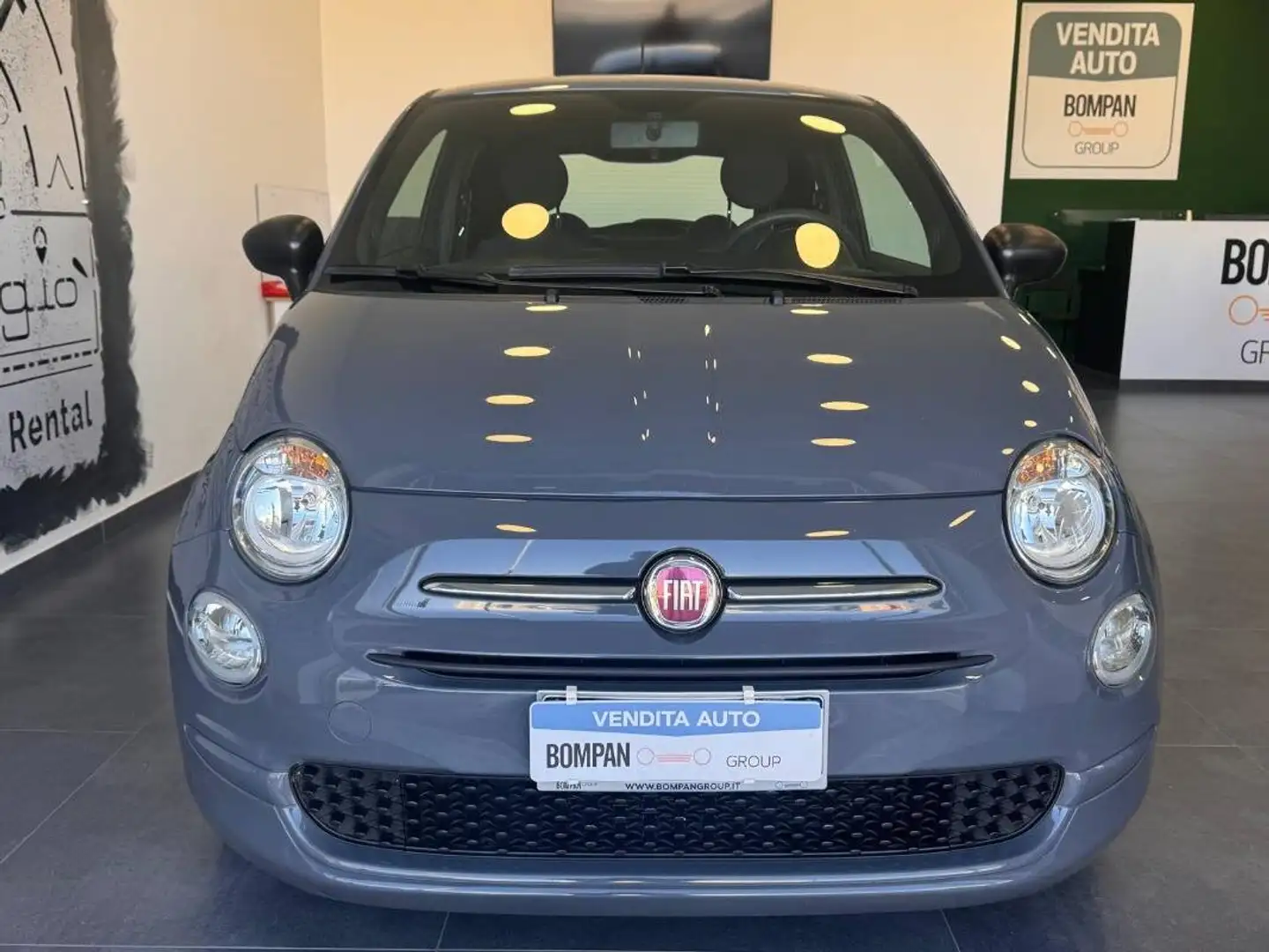 Fiat 500 1.0 hybrid Cult 70cv Gris - 1