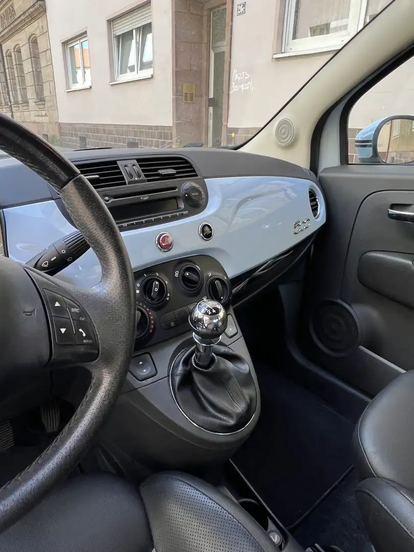 Fiat 500 1.2  Sport Leder  TÜV NEU 2025 Februar Blau - 2