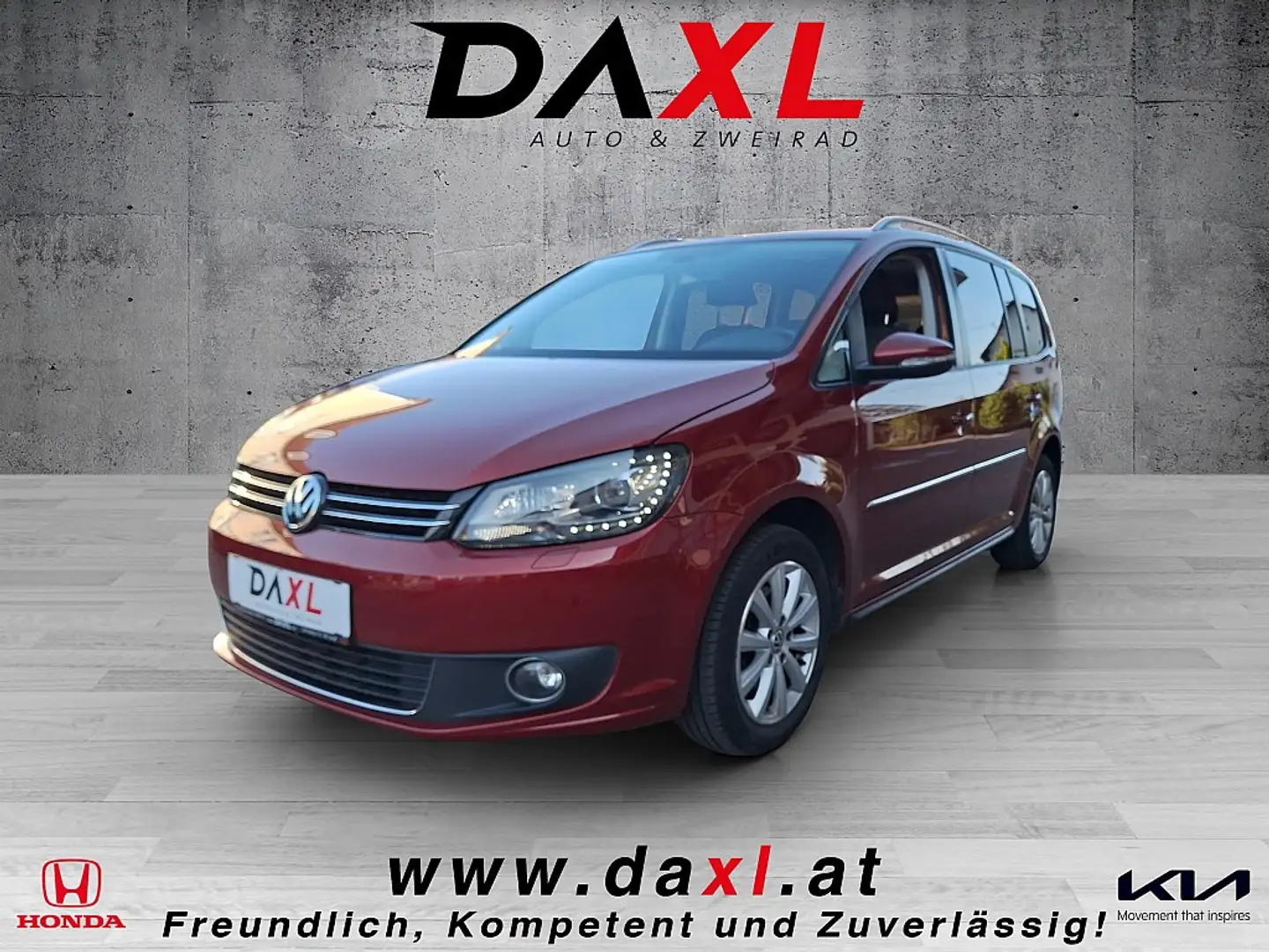 Volkswagen Touran Sky 1,6 BMT TDI DPF DSG *prompt* Rot - 1