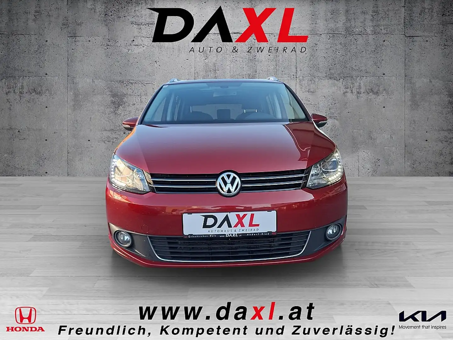 Volkswagen Touran Sky 1,6 BMT TDI DPF DSG *prompt* Rot - 2