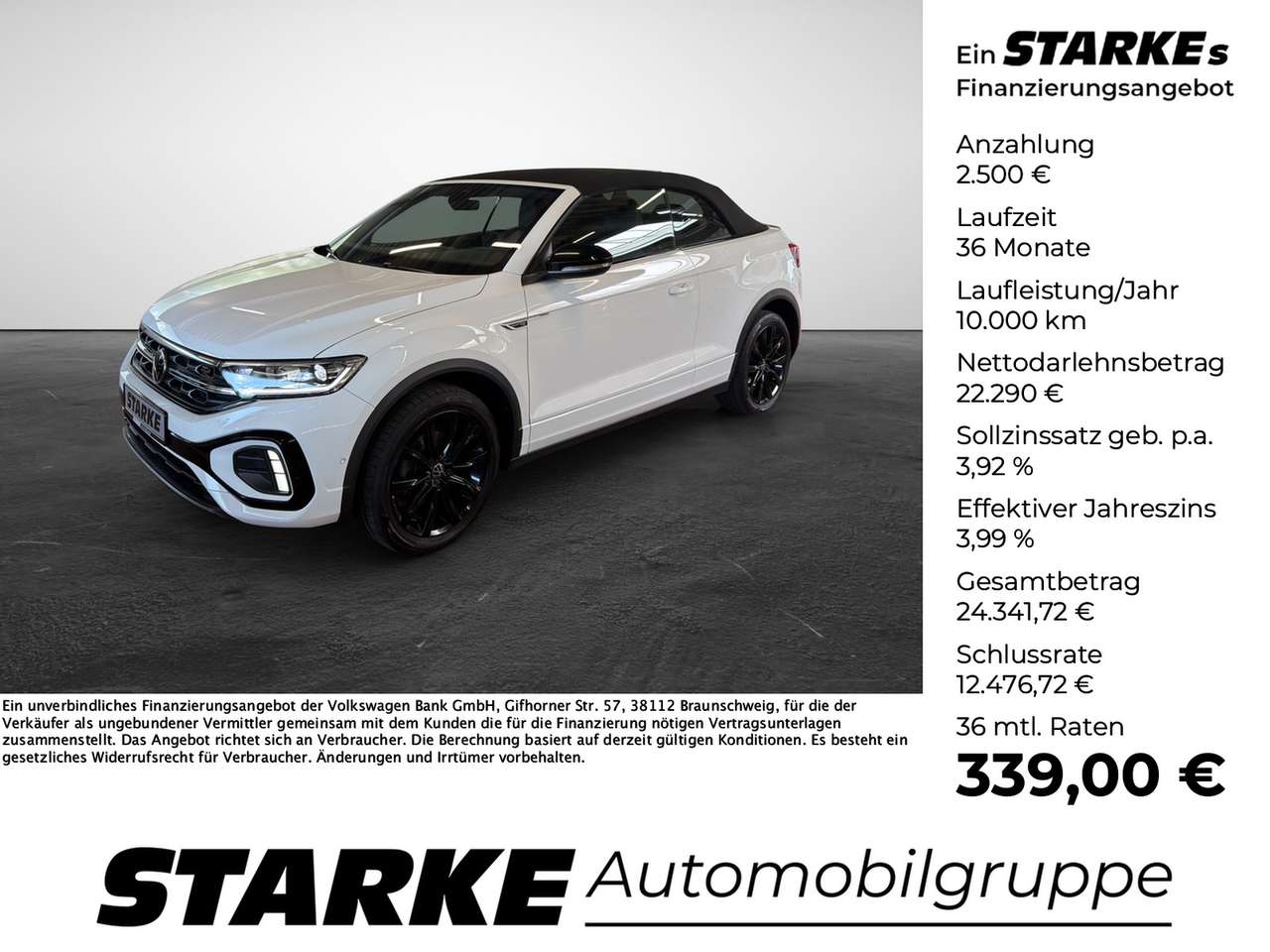 Volkswagen T-Roc — Volkswagen T-Roc Cabriolet 1.5 TSI DSG R-Line Black Style AHK RF...