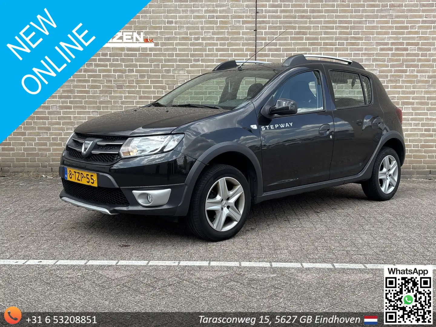 Dacia Sandero 0.9 TCe Stepway Lauréate | Airco | Cruise | Navi | Zwart - 1