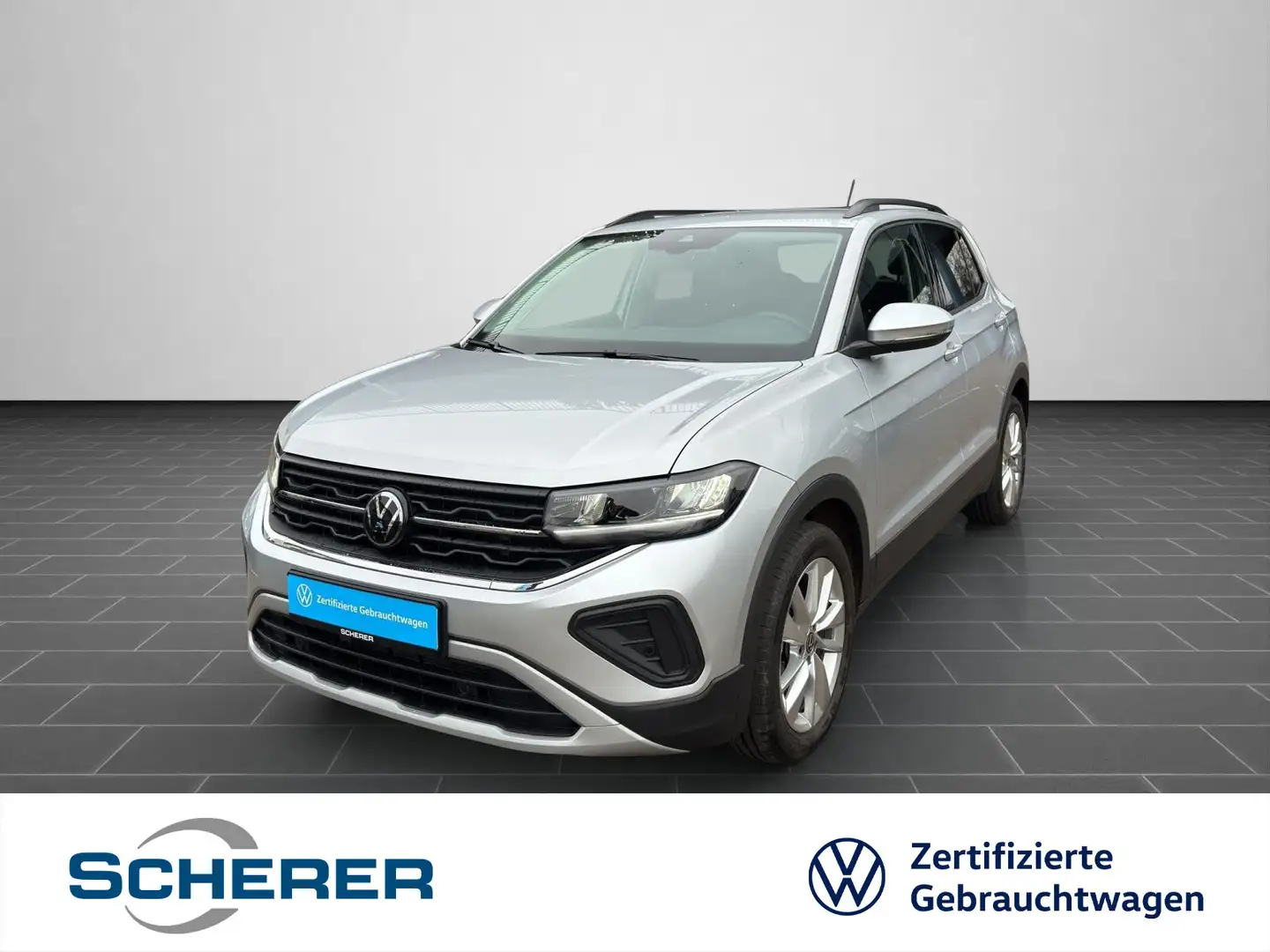 Volkswagen T-Cross Life 1.0 TSI NAVI REAR VIEW KEYLESS LED Silber - 1