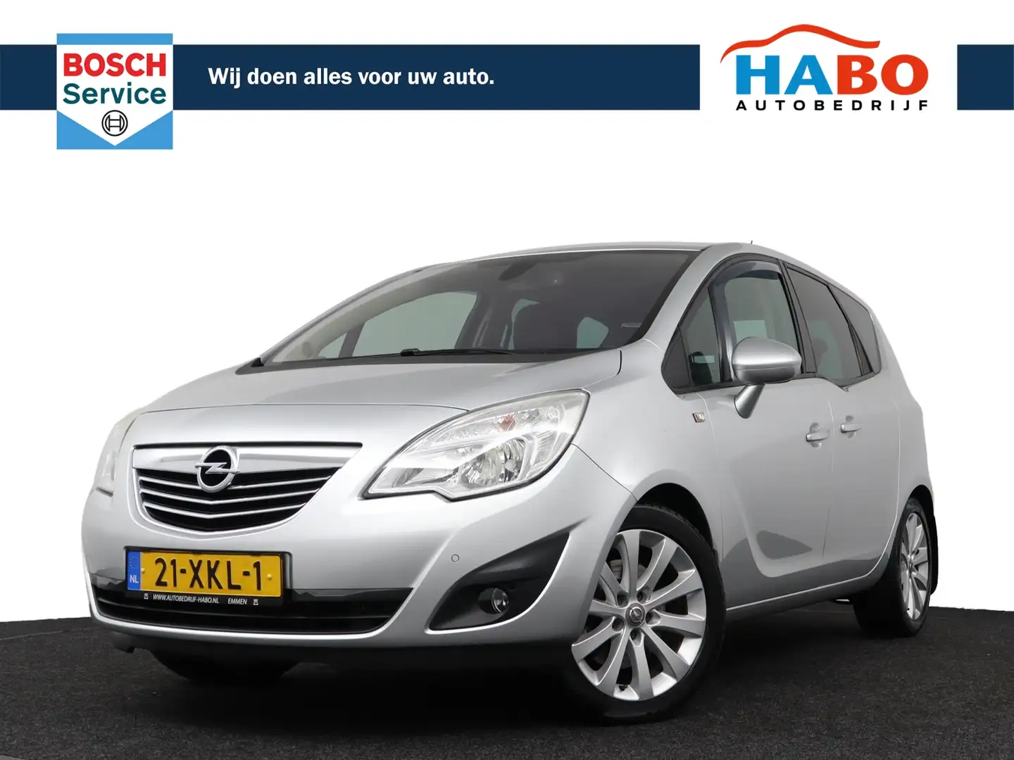 Opel Meriva 1.4 TURBO COSMO 140PK ECC/CRUISE/NAV/REGEN.SENS/PA Grau - 1