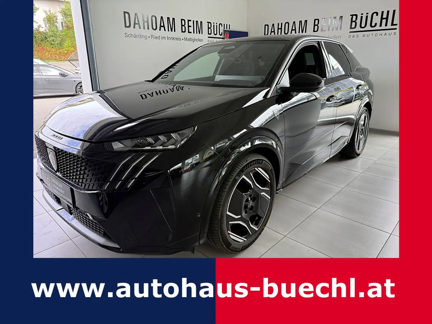 Peugeot 3008 Elektro 325 73kWh GT EXCLUSIVE AWD Schwarz - 1