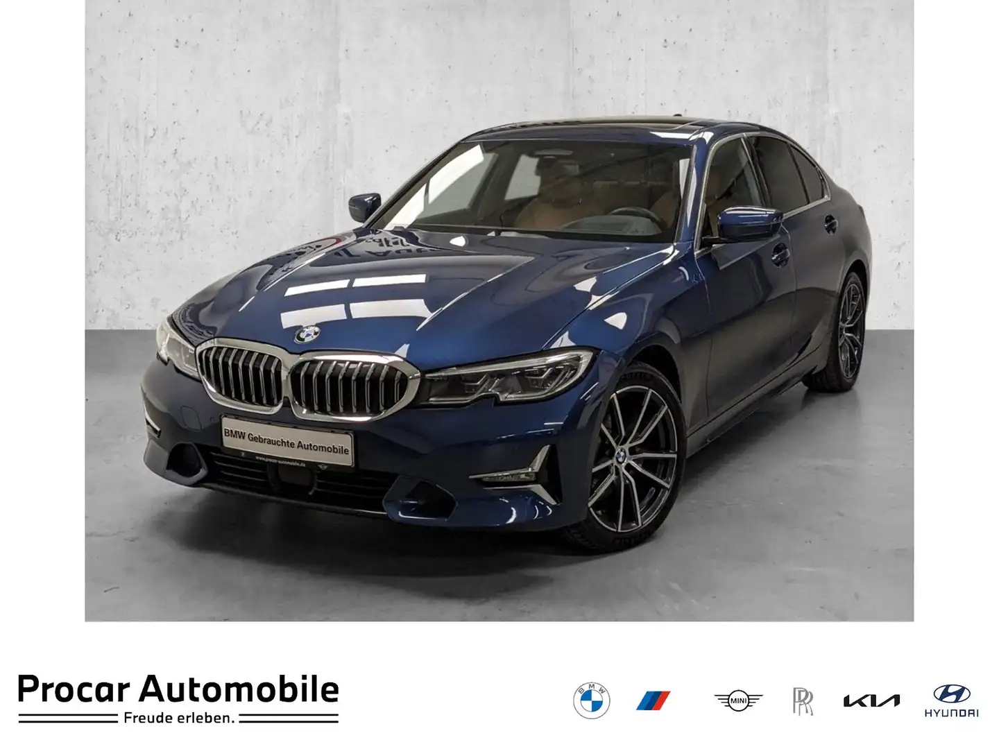 BMW 320 d Laser DA Prof PA+ HuD H/K 360° ACC DAB 18'' Blauw - 1