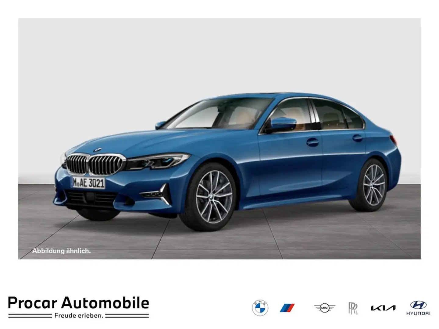 BMW 320 d Laser DA Prof PA+ HuD H/K 360° ACC DAB 18'' Bleu - 1