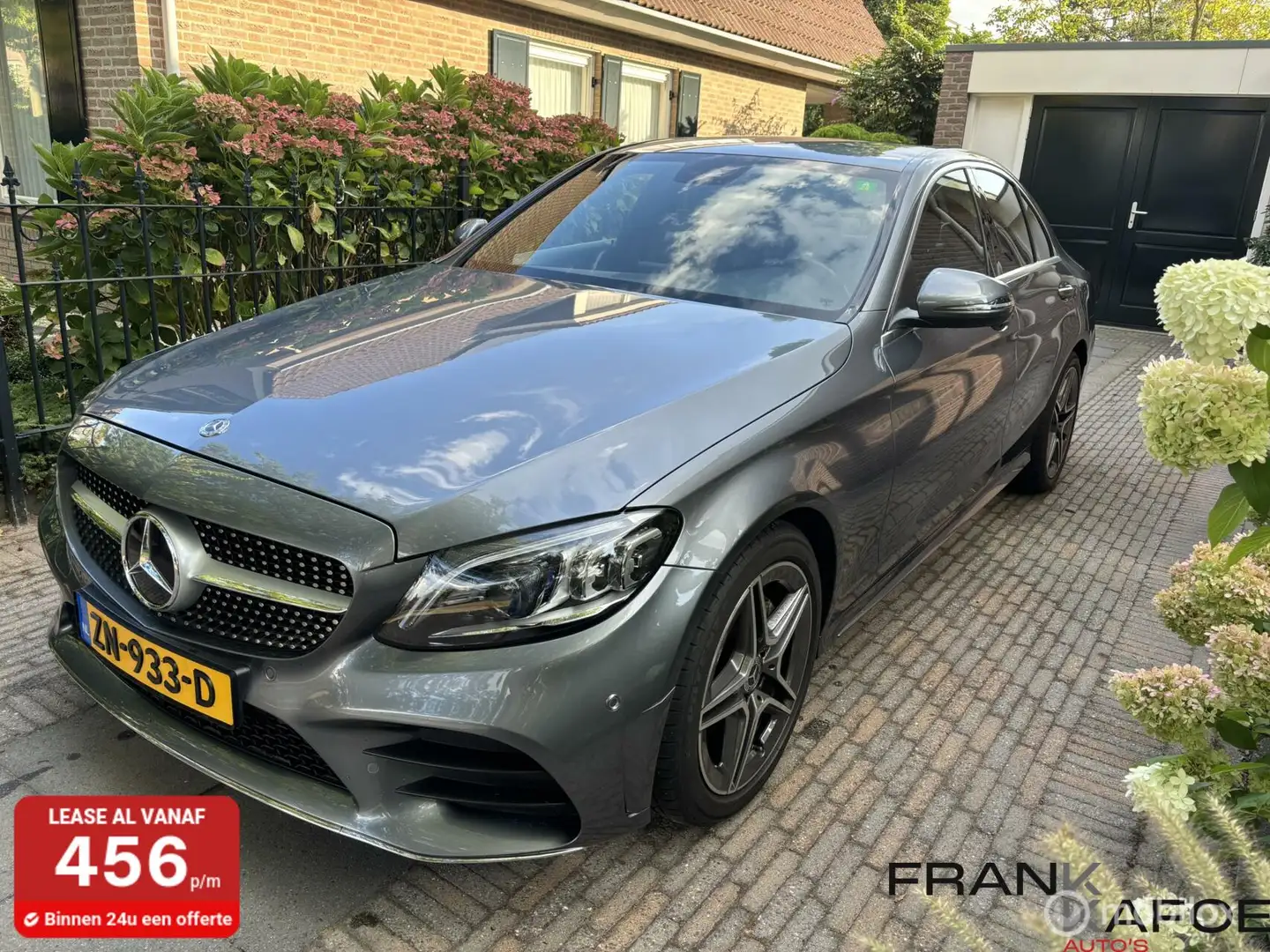 Mercedes-Benz C 180 Automaat Buss. AMG Navi LED ECC Cruise Privacy gla Grijs - 1