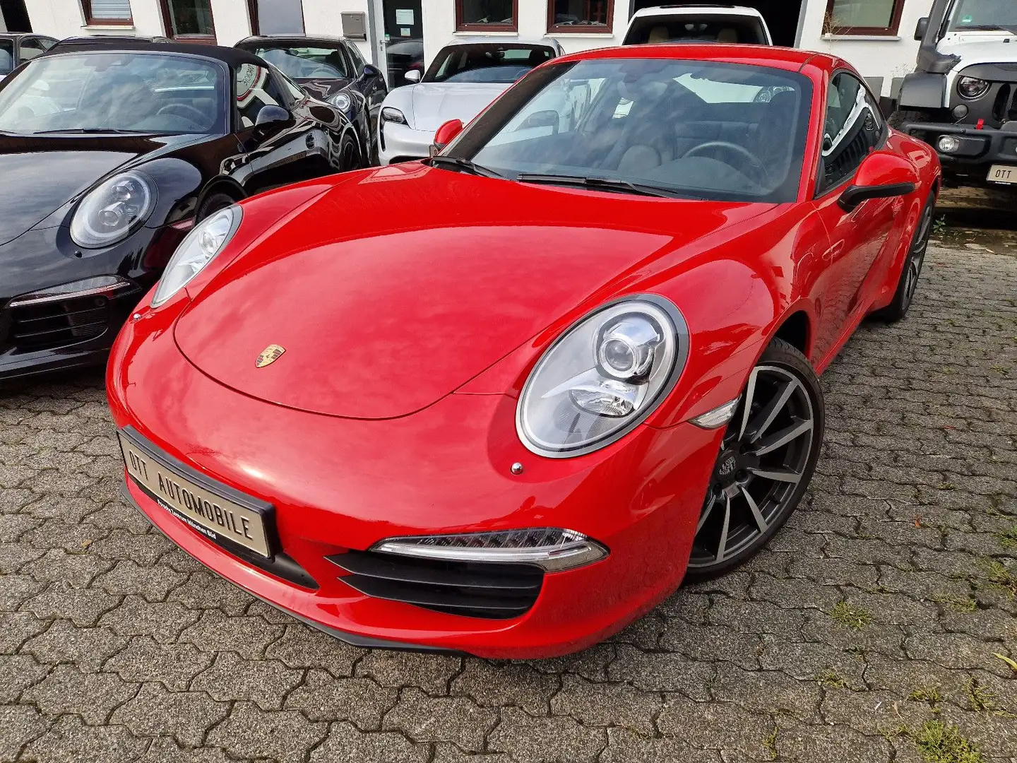 Porsche 991 CARRERA "SCHALTER" 1.HD,BRD,SERVICE NEU !!! Rouge - 1
