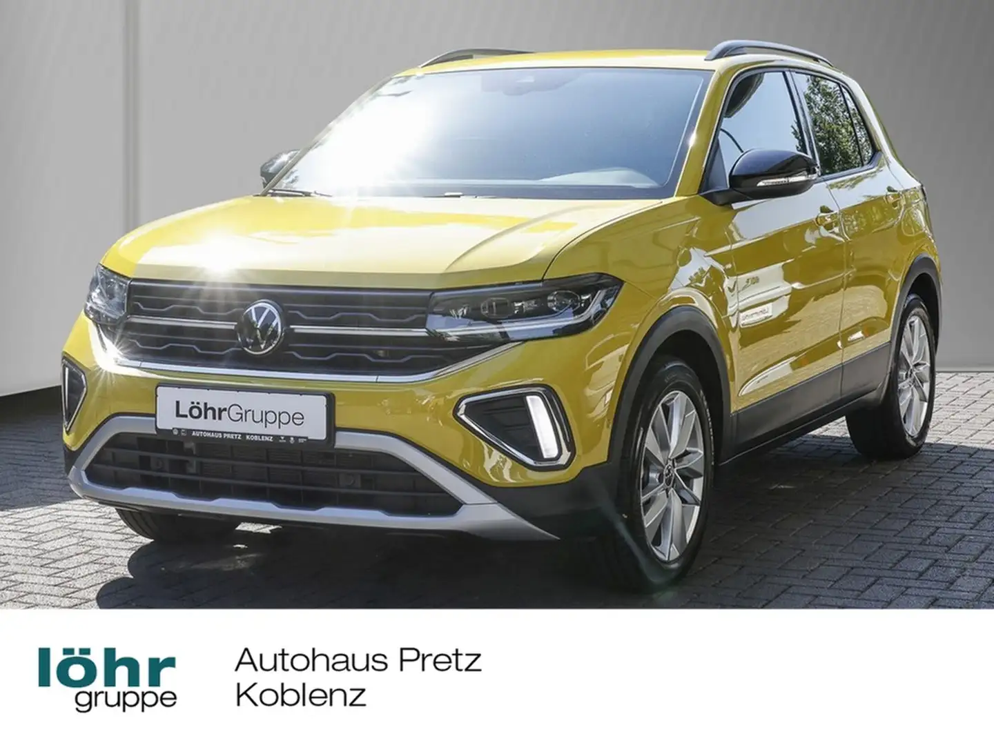 Volkswagen T-Cross 1.0 TSI DSG Goal Plus AHK, RFK, IQ.Light, ACC, ... Gelb - 1
