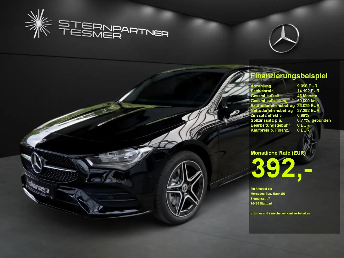 Mercedes-Benz CLA 250 e Shooting Brake +AMG+Night+MBUX+KAMERA Schwarz - 1
