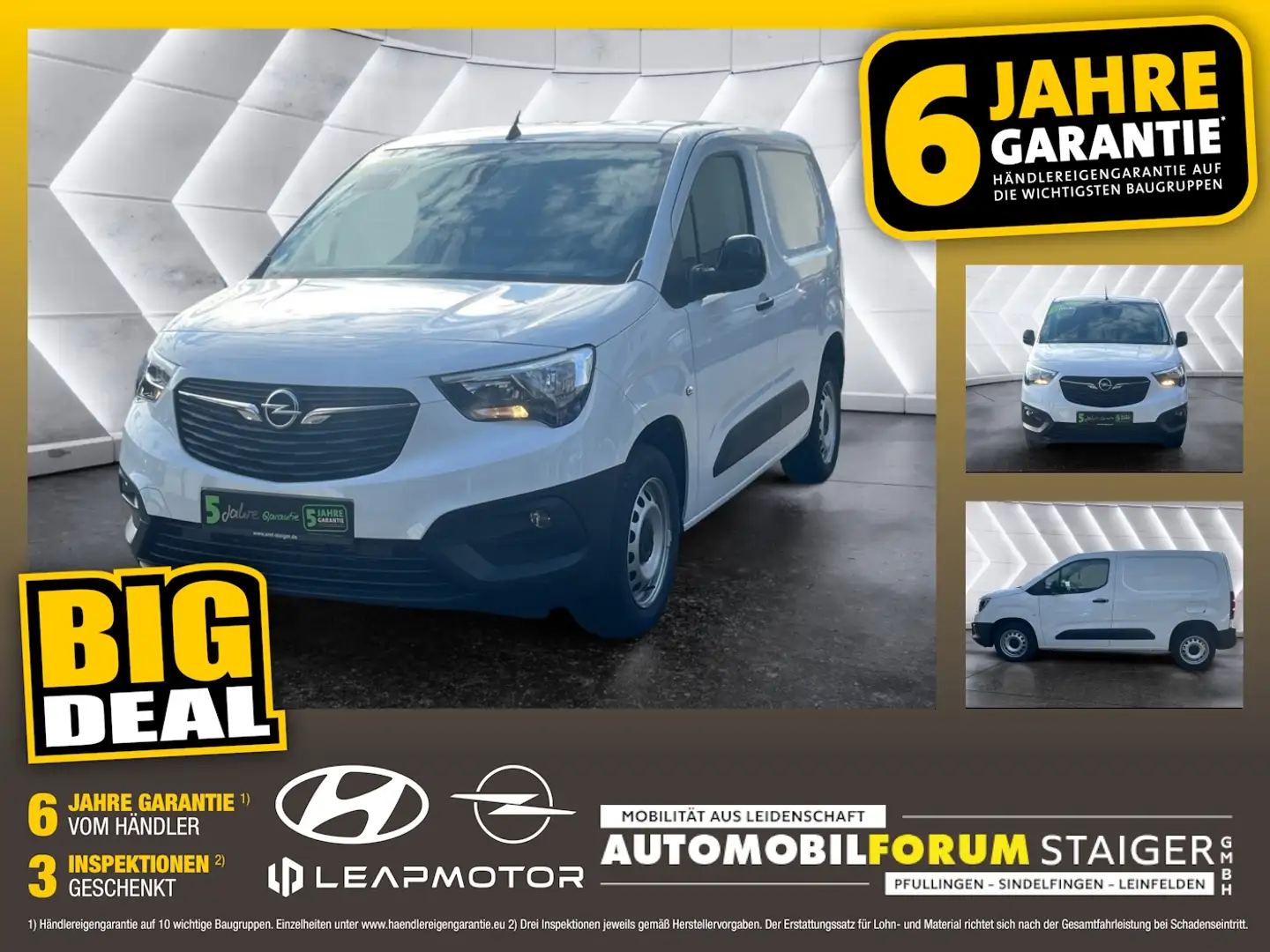 Opel Combo E Cargo 1.5 D Weiß - 1