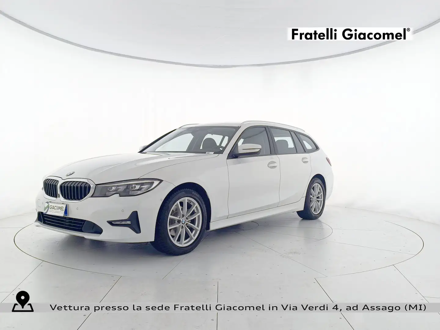 BMW 318 318d touring mhev 48v business advantage auto Bianco - 1