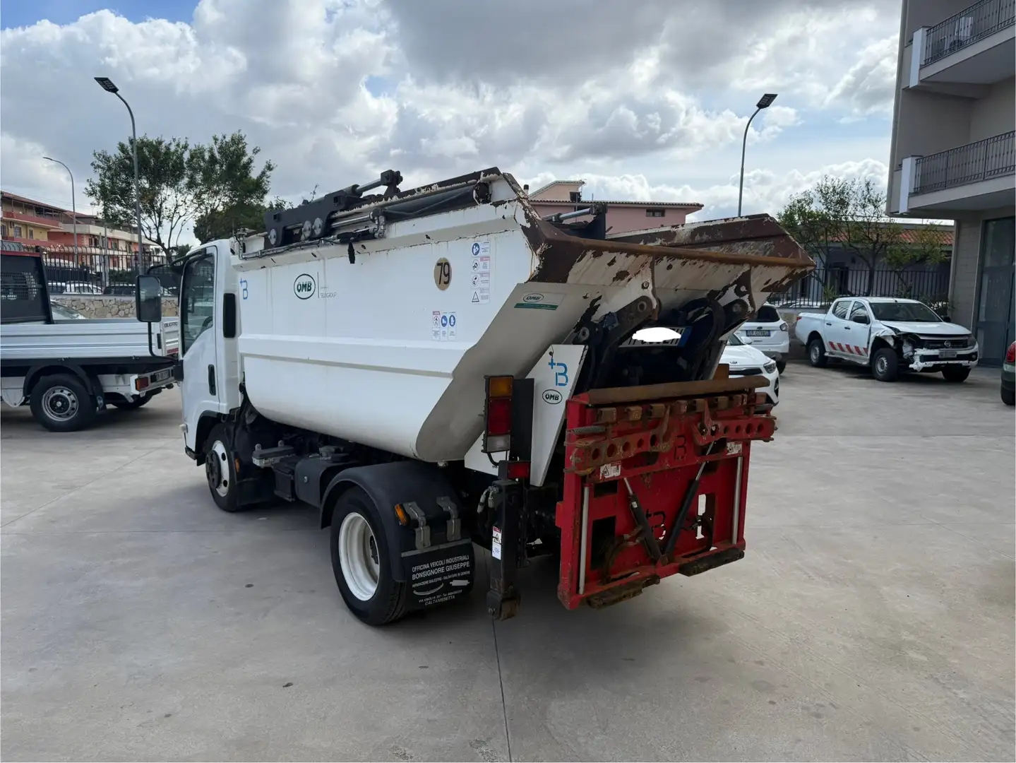 Isuzu NKR M21 Heavy E 1.9 Tdi 123cv ES COMPATTATORE OMB Bianco - 2