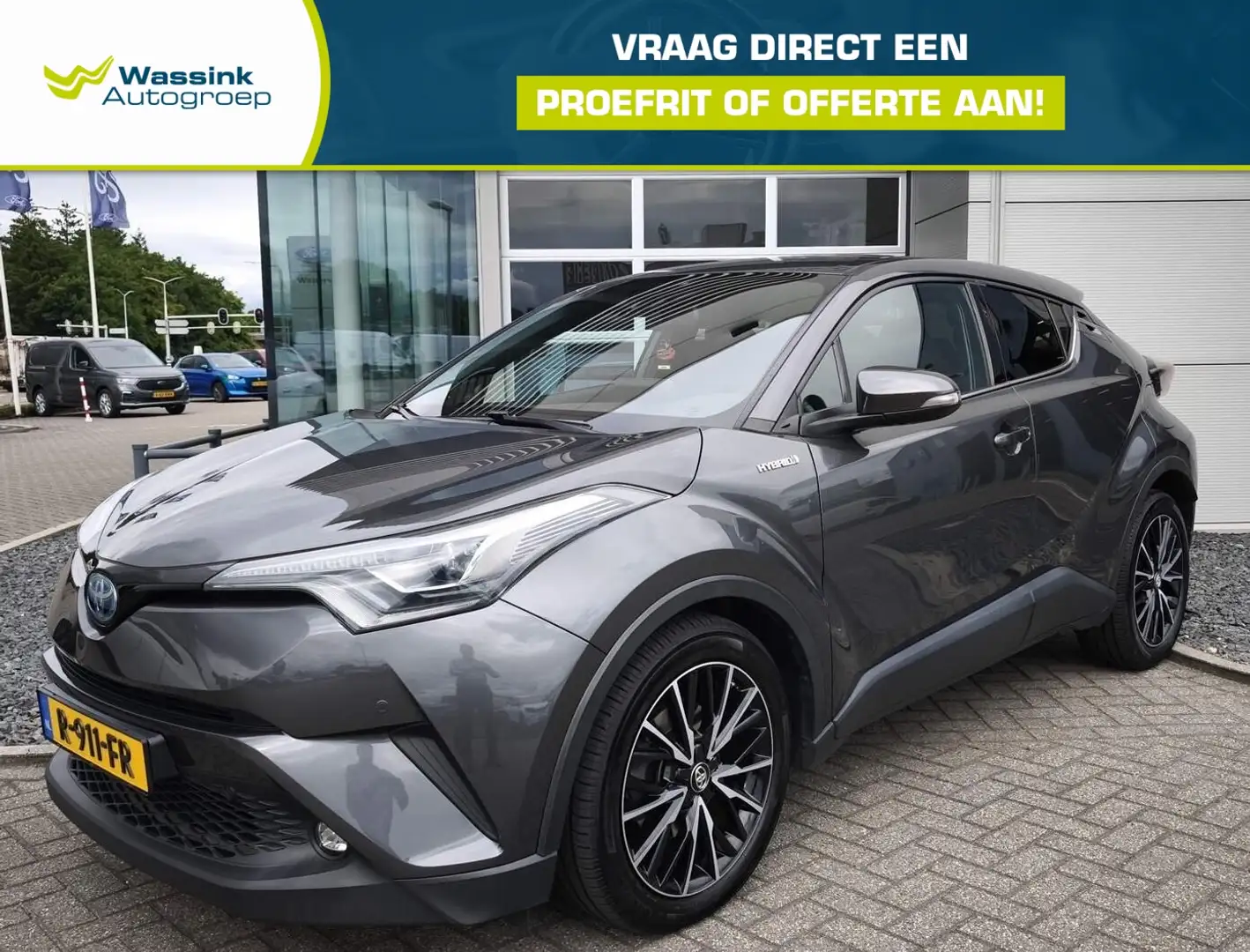 Toyota C-HR 1.8 Hybrid 122pk CVT Executive | Trekhaak | Naviga Gris - 1