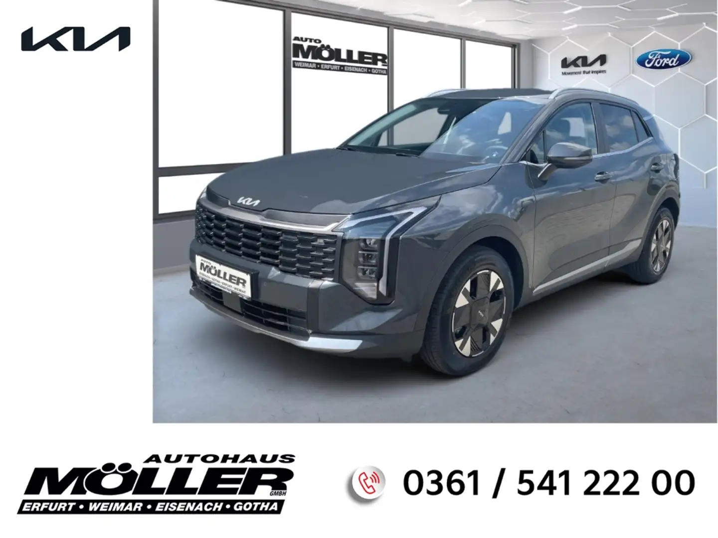 Kia Sportage Vision PE 1.6T DCT7 Komfort Kamera ACC el. Sitze Gris - 1