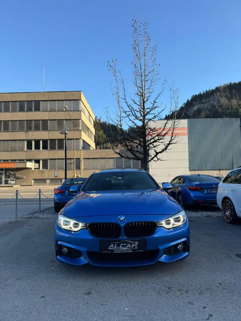 BMW 420 BMW F32 420d M-Sport Blauw - 1
