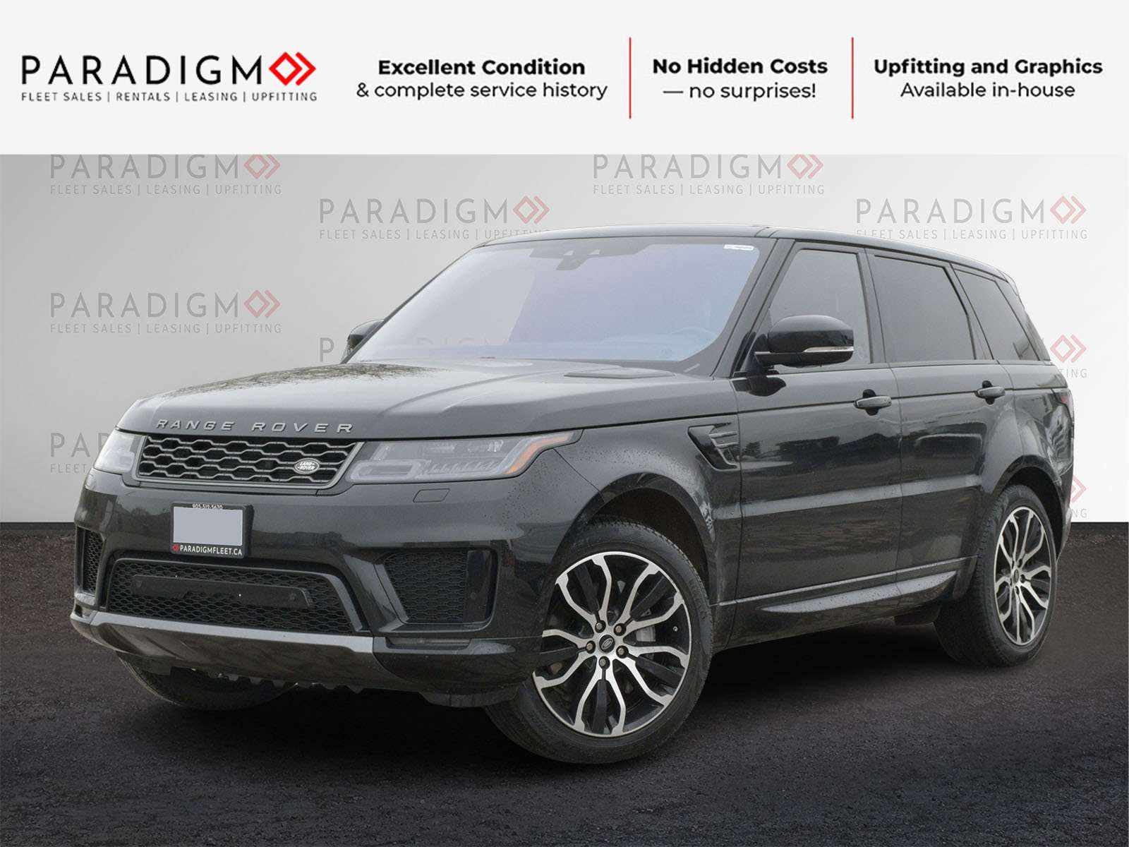 Black 2021 Land Rover Range Rover Sport SUV / Crossover All-Wheel Drive Automatic