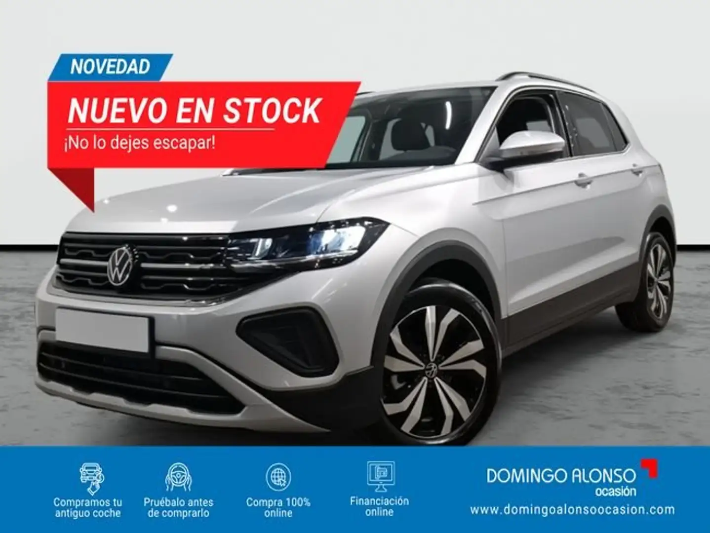 Volkswagen T-Cross Más 1.0 TSI 85 kW (116CV) DSG7 Plateado - 1