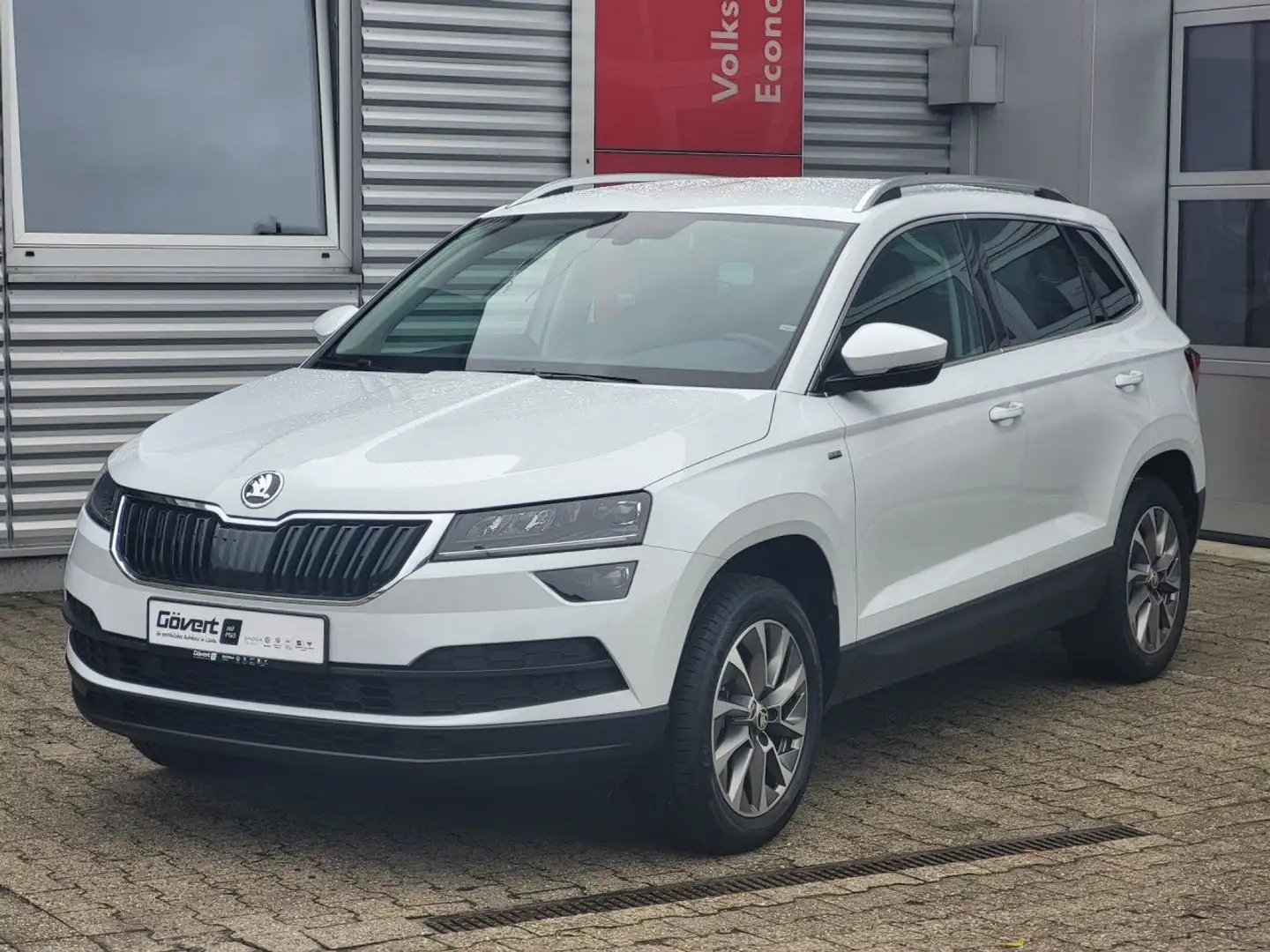 Skoda Karoq 1.0 TSI Clever KESSY LED ACC NAVI AHK Klima Weiß - 1