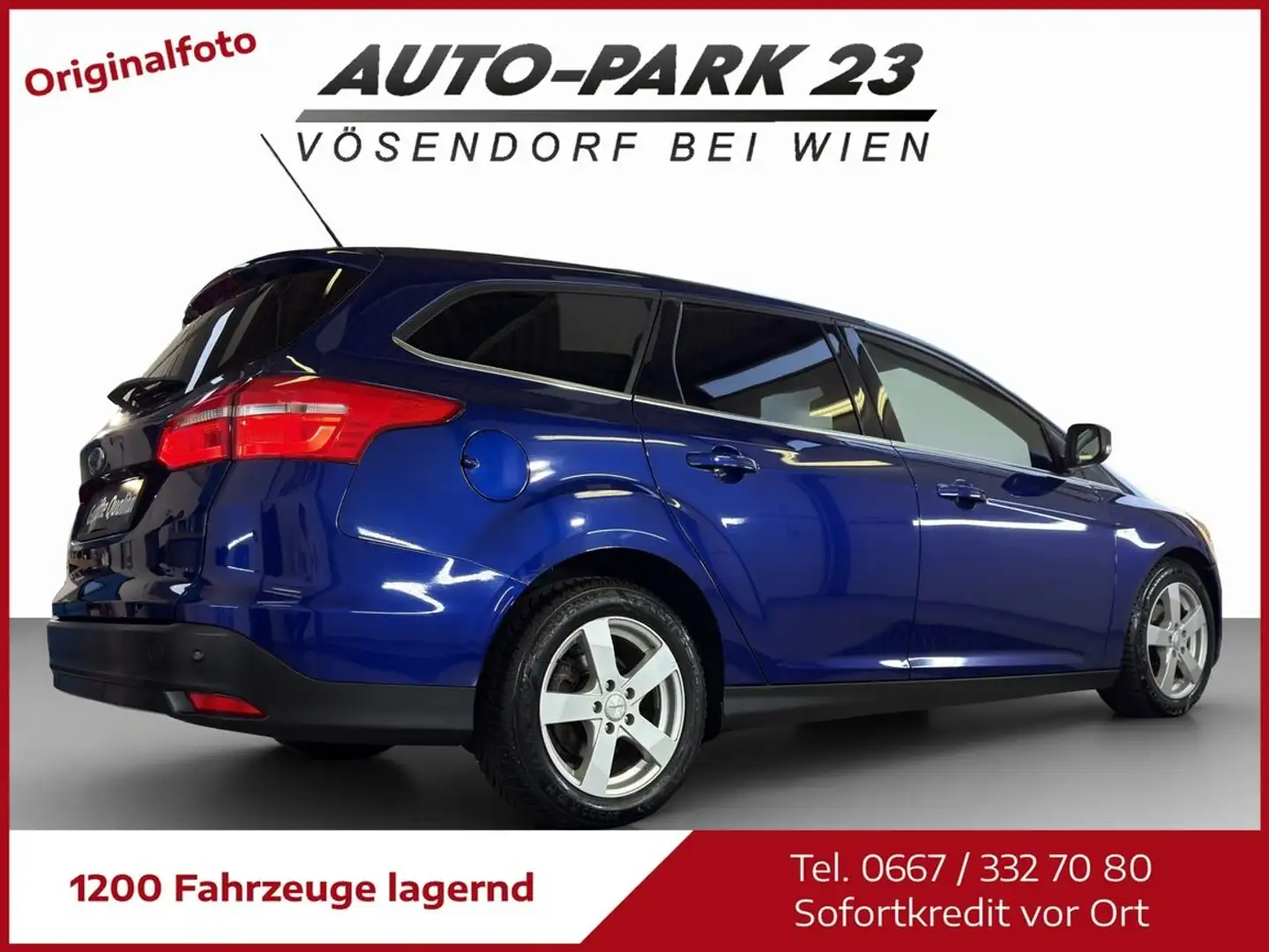 Ford Focus FOCUS TDCi Titanium**NEUES-PICKERL 2/2027**MOD2016 Blau - 2