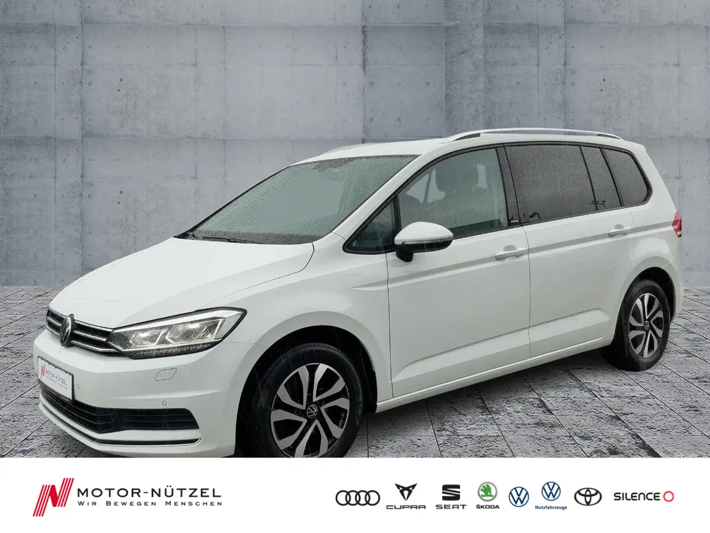 Volkswagen Touran 2.0TDI DSG ACTIVE LED+NAV+ACC+SHZ+PDC+RFK Weiß - 1