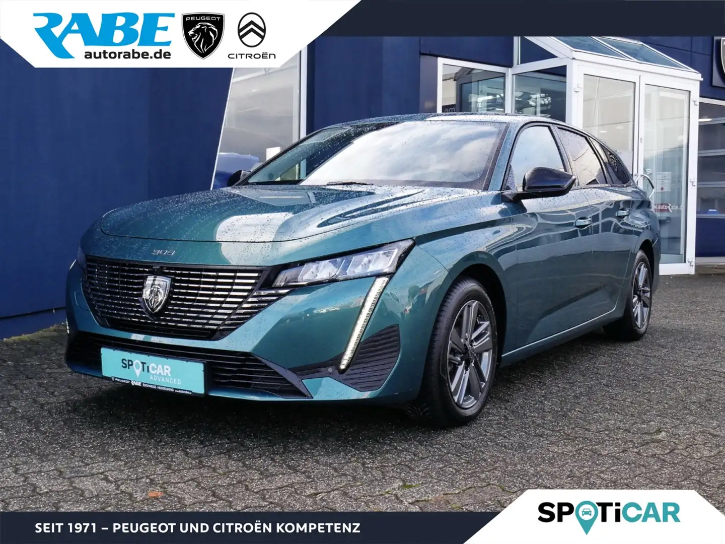 Peugeot 308 SW Allure 130 BlueHDi Auto+ACC+360 Kamera Klima Blauw - 1