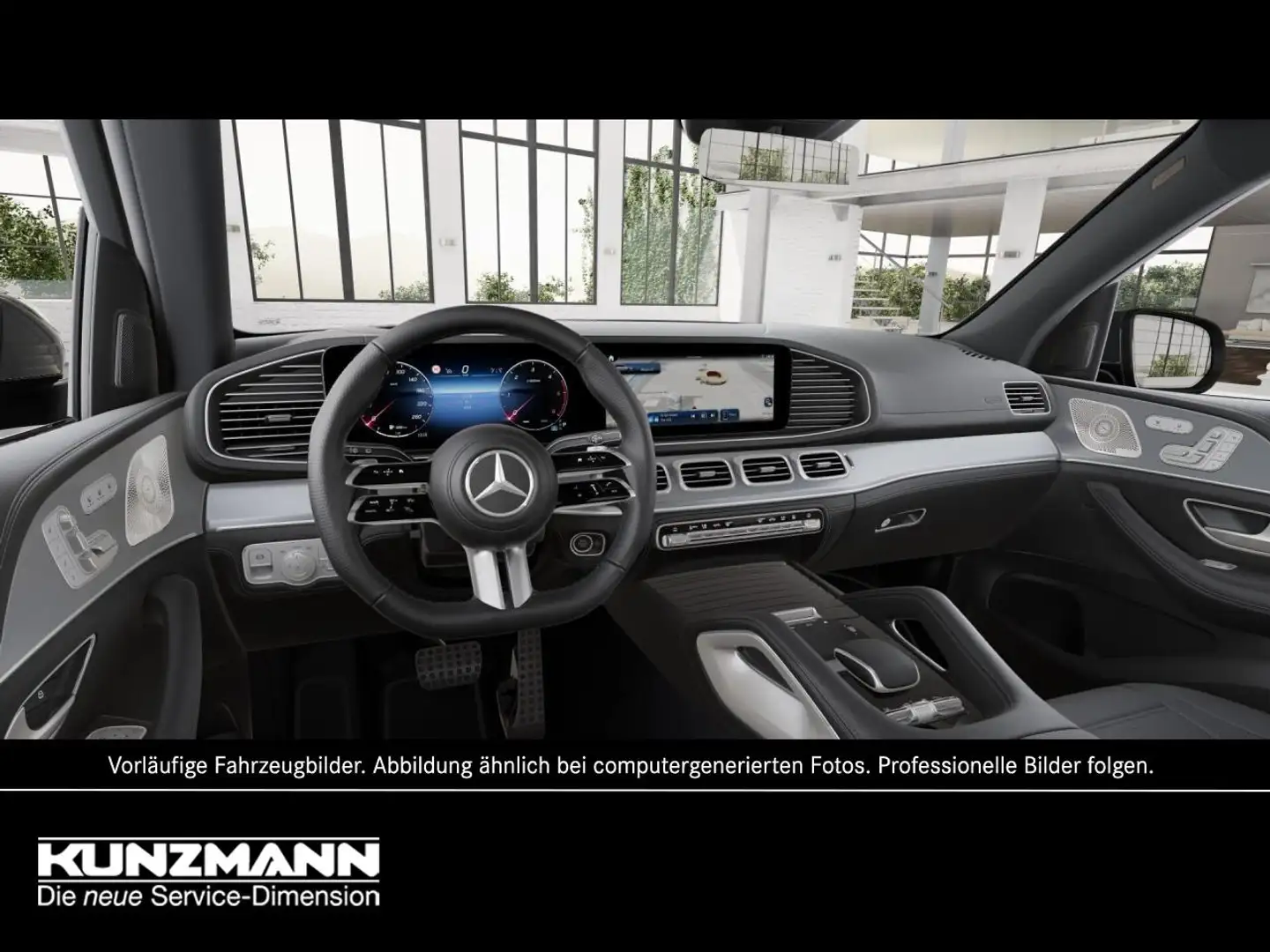 Mercedes-Benz GLS 450 d 4M AMG Night Panorama 360° AHK HUD Gris - 2