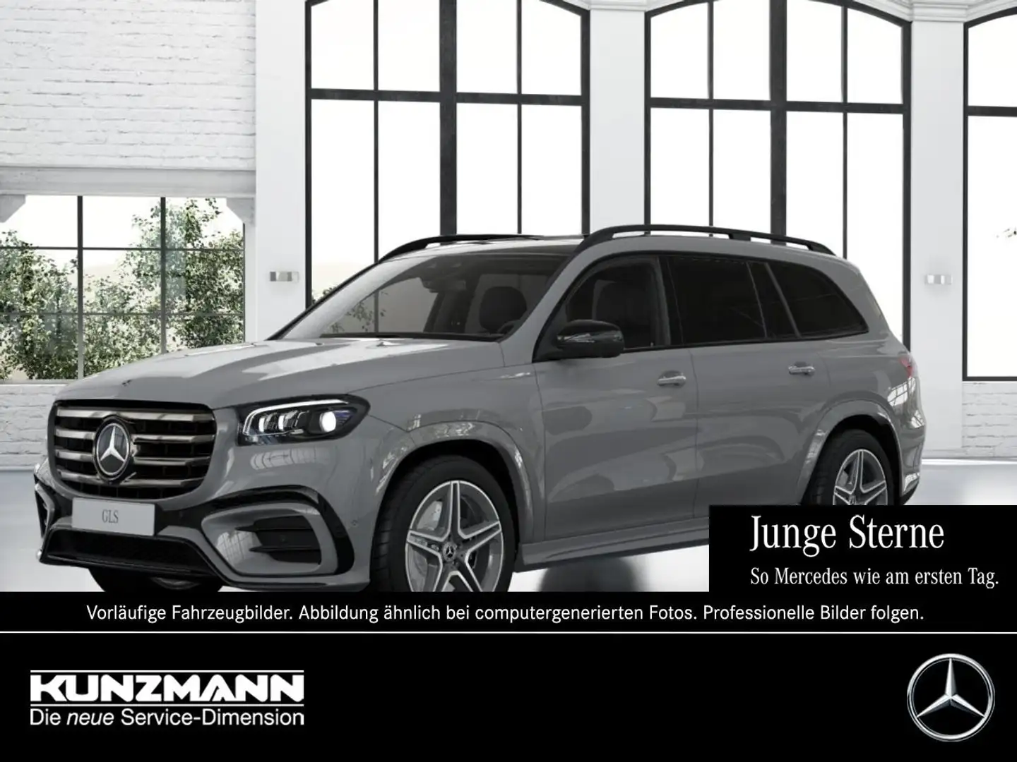 Mercedes-Benz GLS 450 d 4M AMG Night Panorama 360° AHK HUD Gris - 1