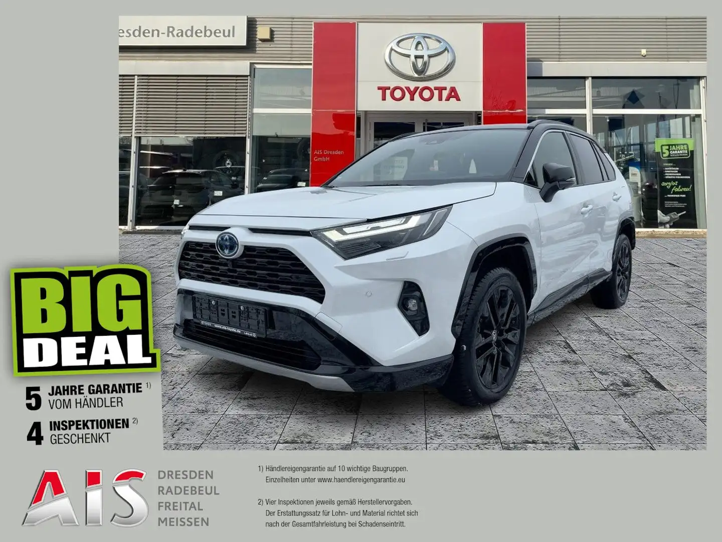 Toyota RAV 4 RAV4 2.5 Hybrid Style Selection AHK*JBL*Navi*KAM Weiß - 1