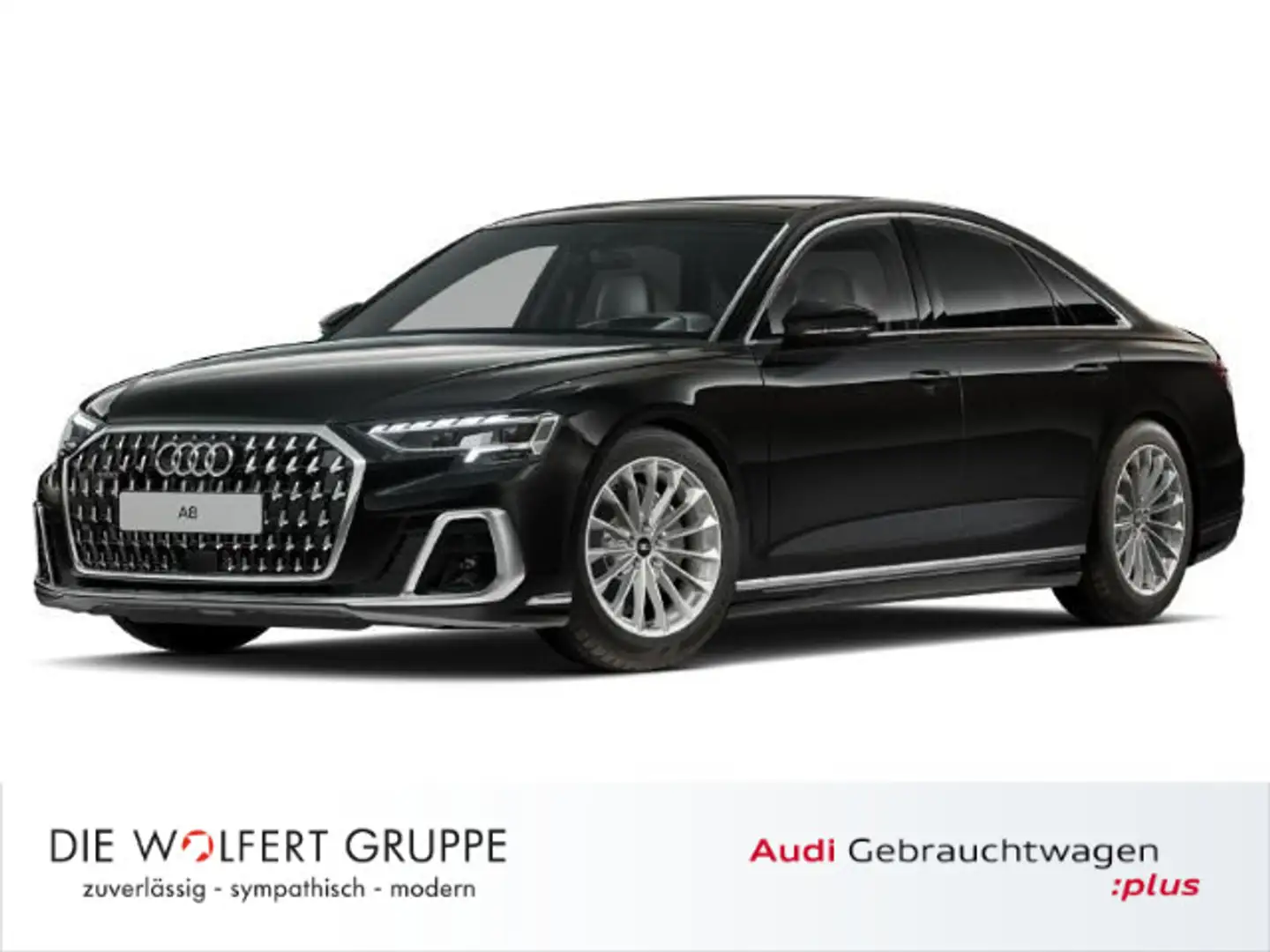 Audi A8 50 TDI quattro ACC*360°*PANO*STANDHEIZUNG*B&O Schwarz - 1