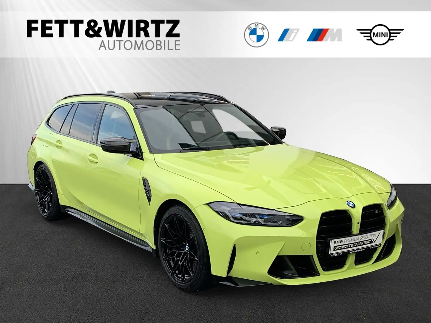 BMW M3 Competition MCarbonSchalensitze|Harman/Kardon Жовтий - 1