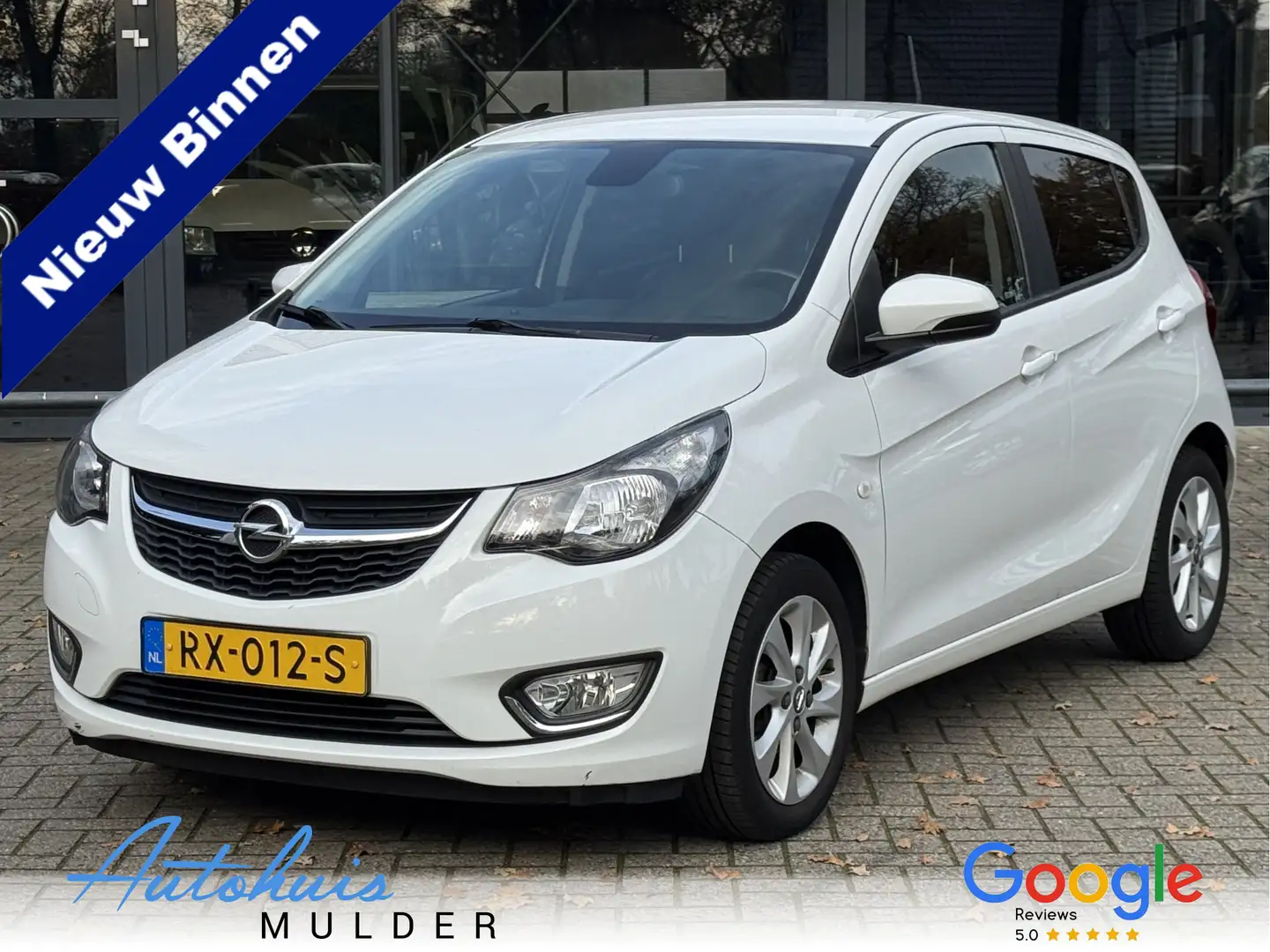 Opel Karl 1.0 ecoFLEX Innovation Leder/Navigatie/Cruise Weiß - 1