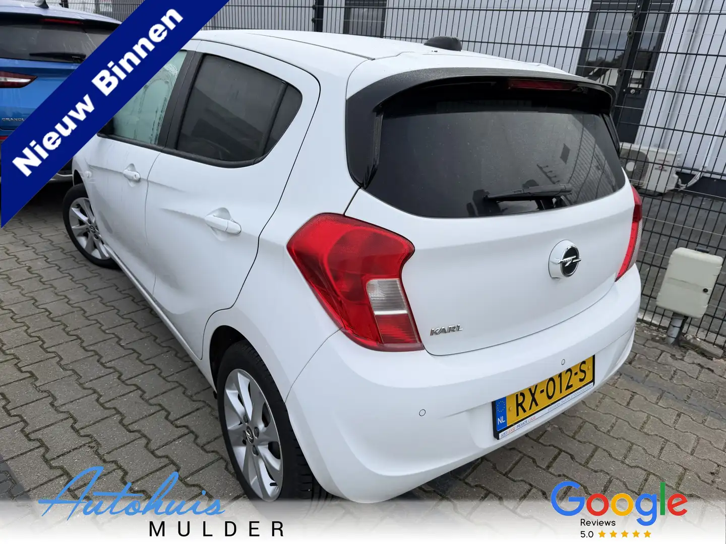 Opel Karl 1.0 ecoFLEX Innovation Leder/Navigatie/Cruise Wit - 1