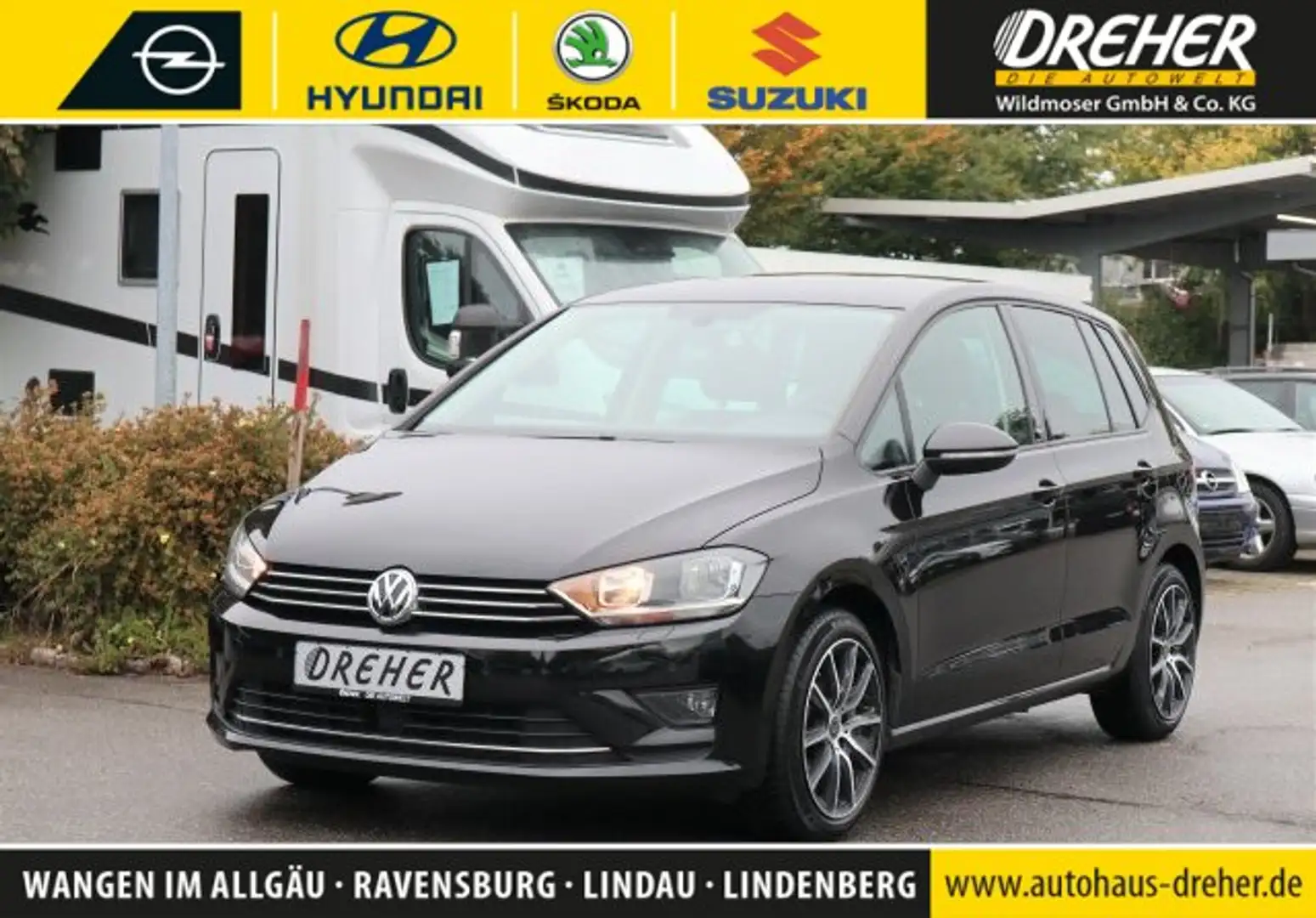 Volkswagen Golf Sportsvan Golf VII Sportsvan 1.2 TSI BMT Sound Navi/Autom. Zwart - 1