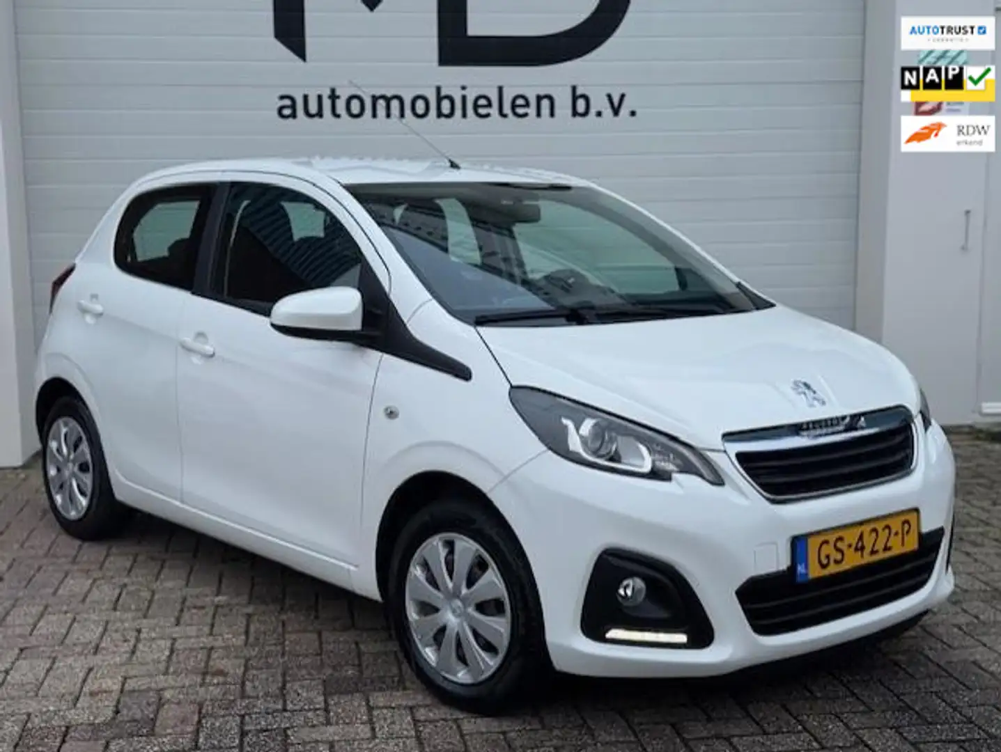 Peugeot 108 1.0 e-VTi Active - Carplay - LED - Airco - NAP Weiß - 1